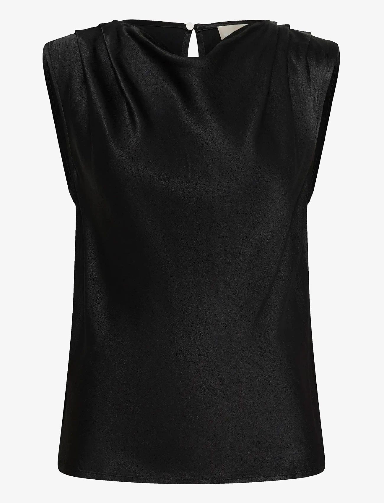 Soaked - SLMirabella Top - ermalausar blússur - black - 1