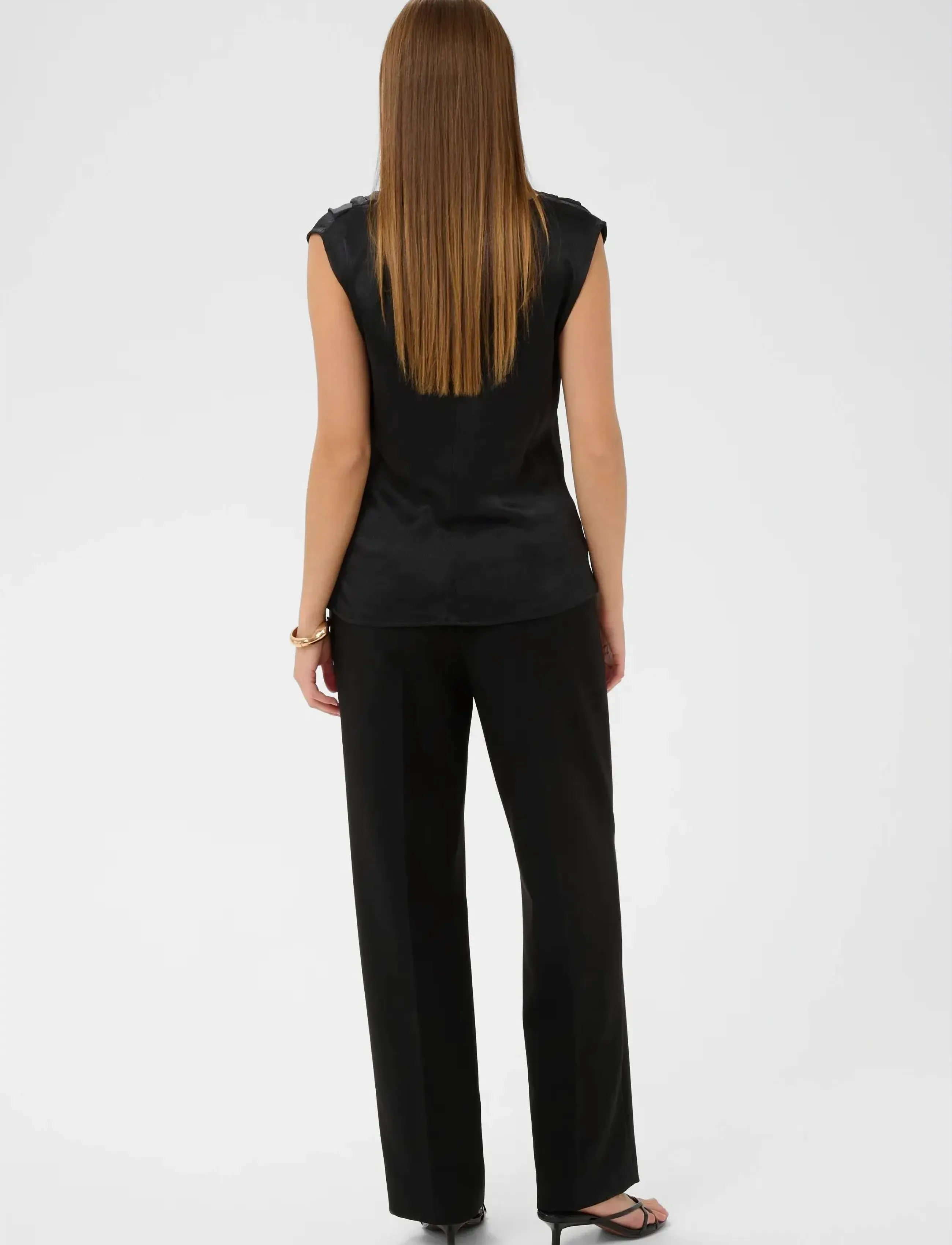 Soaked - SLMirabella Top - Ärmellose blusen - black - 4
