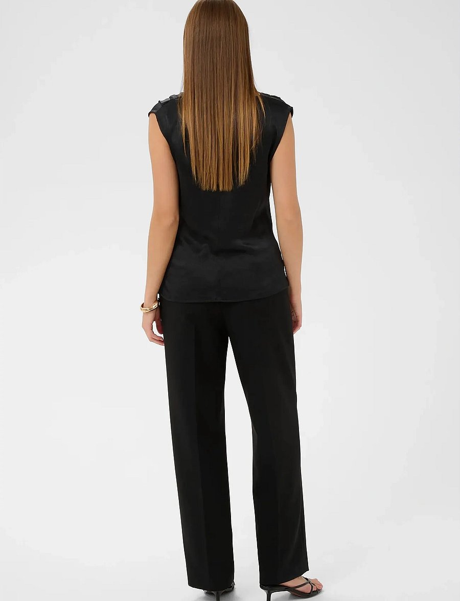 Soaked - SLMirabella Top - Ærmeløse bluser - black - 4