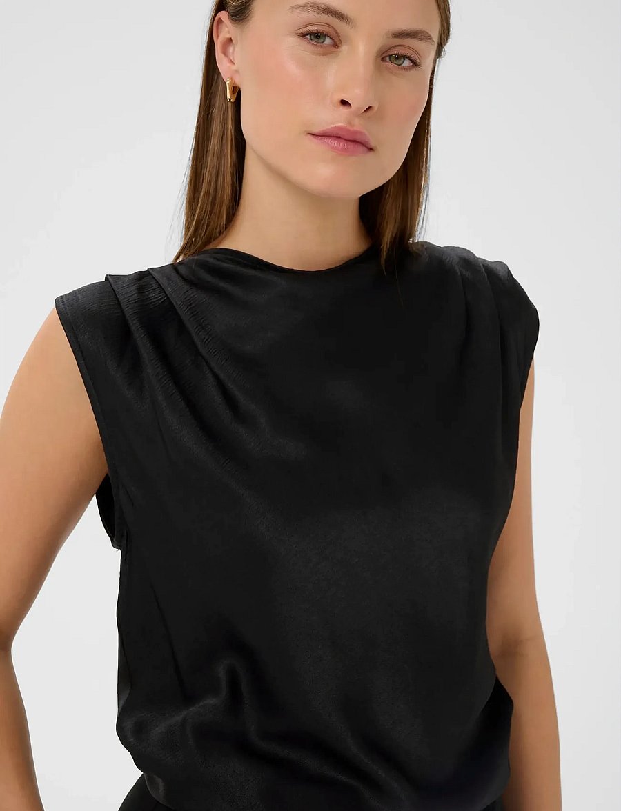 Soaked - SLMirabella Top - Ærmeløse bluser - black - 5