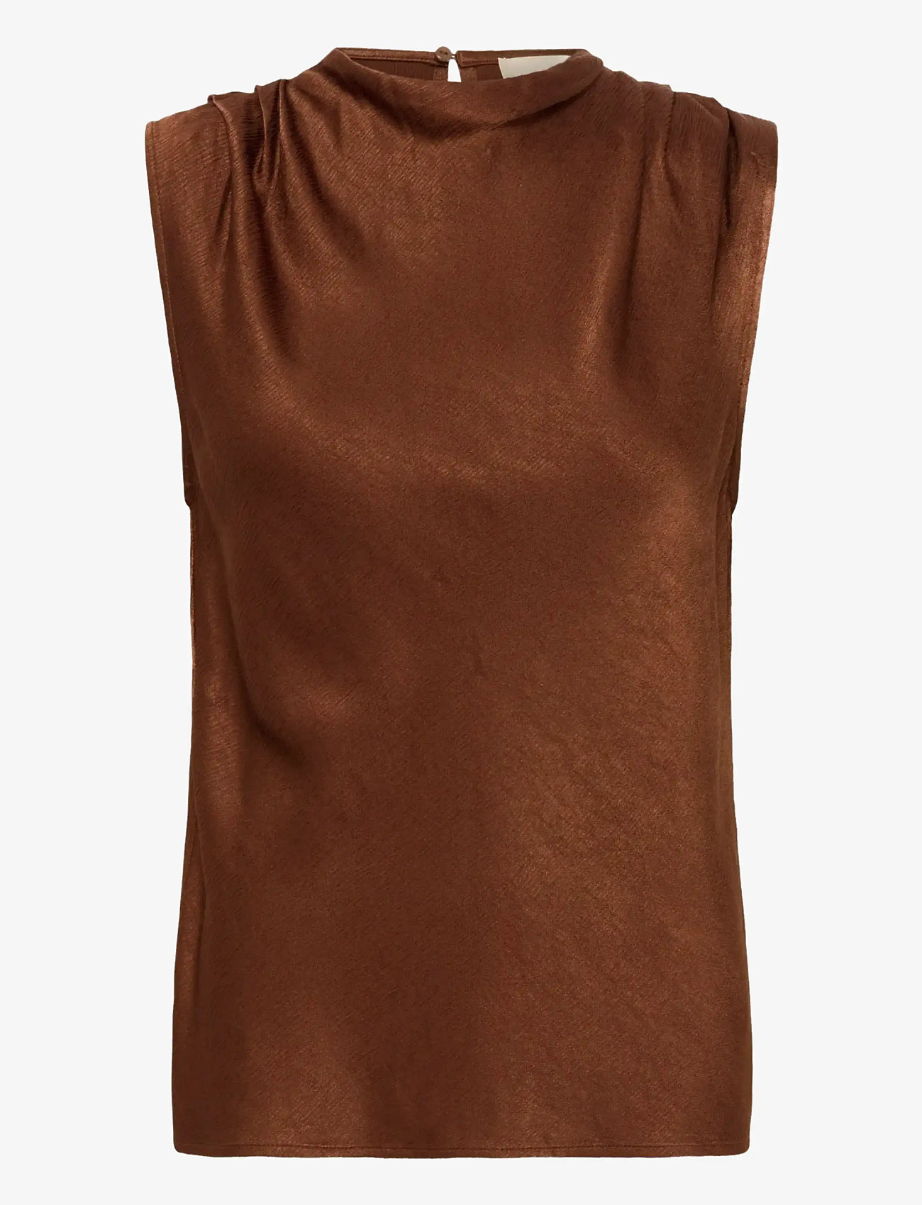 Soaked - SLMirabella Top - Ærmeløse bluser - cappuccino - 1