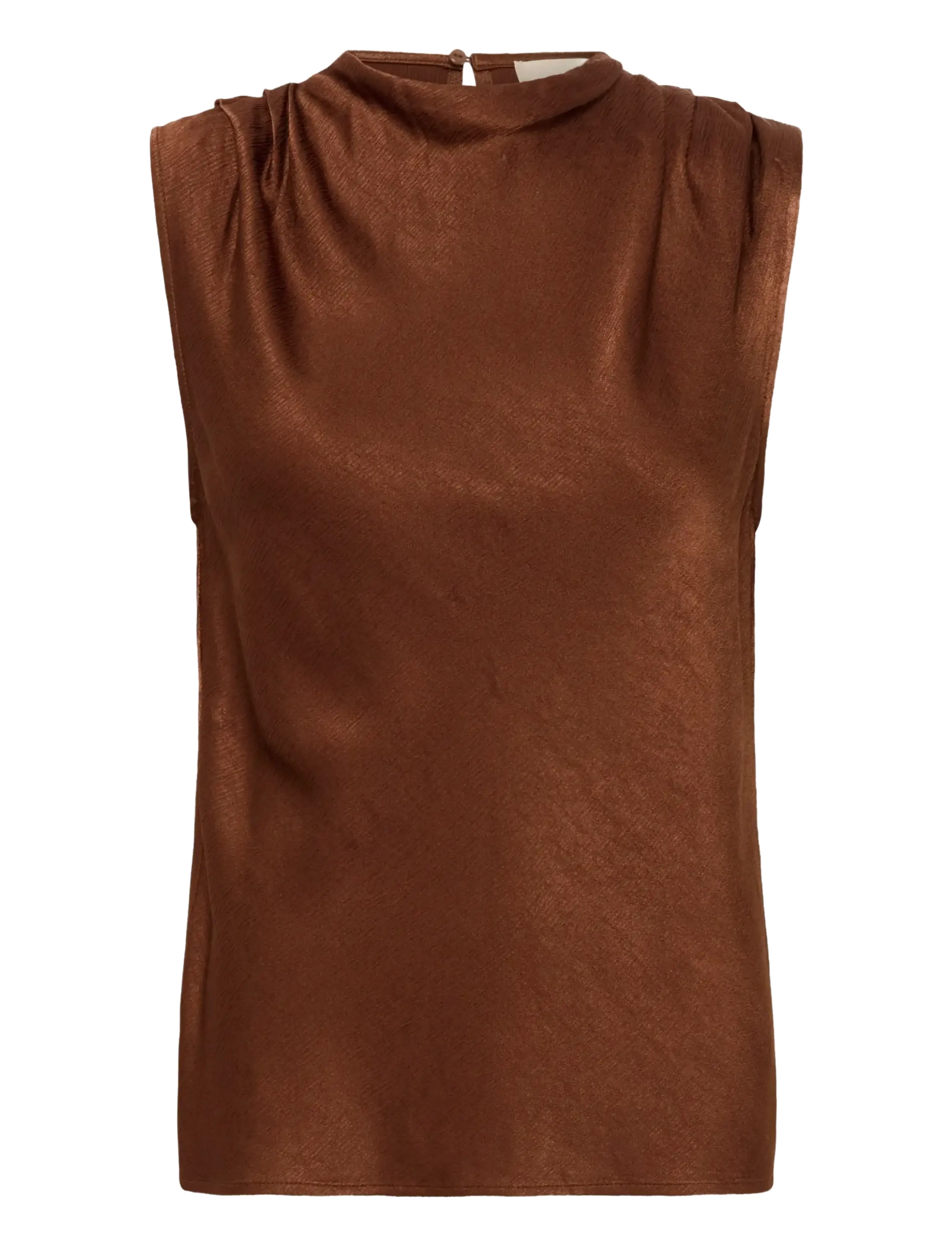 Soaked SLMirabella Top - Ærmeløse bluser - CAPPUCCINO / brown