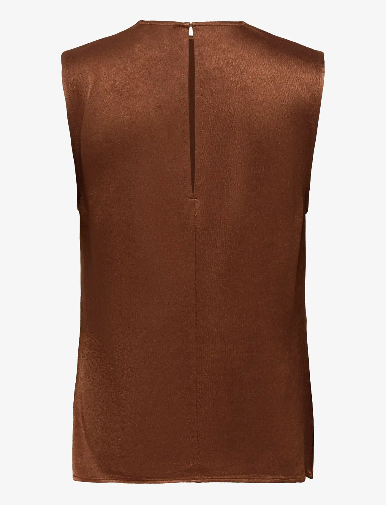Soaked - SLMirabella Top - Ærmeløse bluser - cappuccino - 2