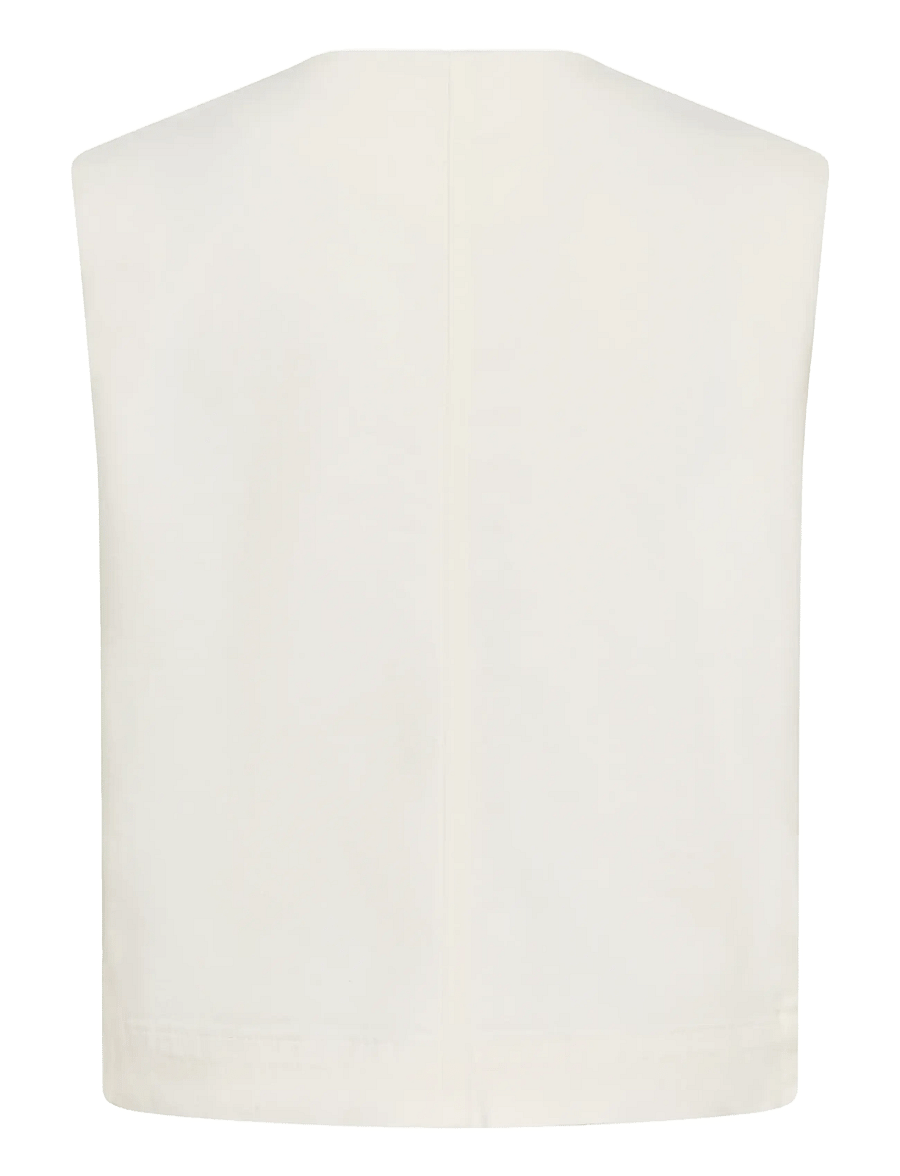 Soaked - SLRina Waistcoat - stickade västar - whitecap gray - 2
