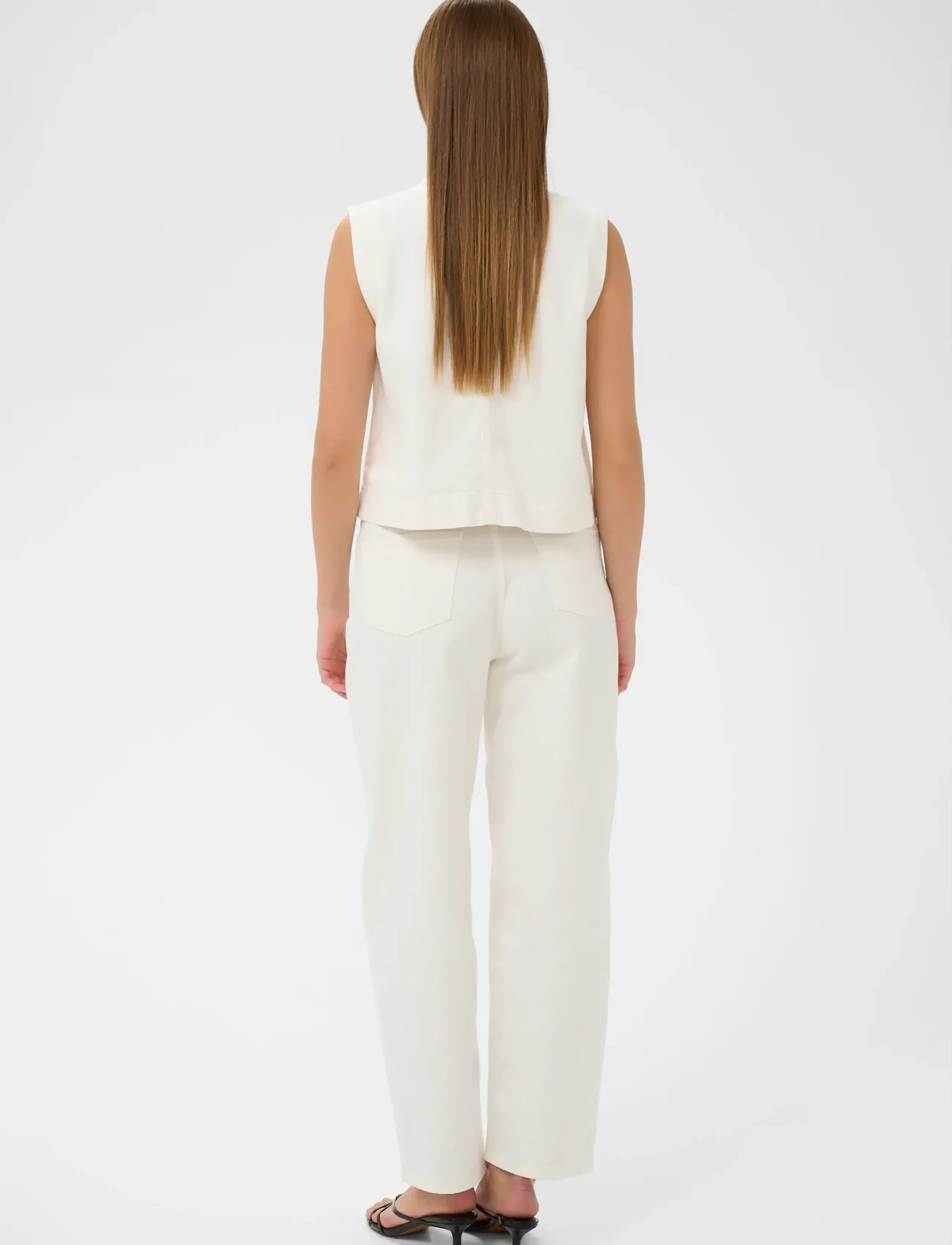 Soaked - SLRina Waistcoat - stickade västar - whitecap gray - 4