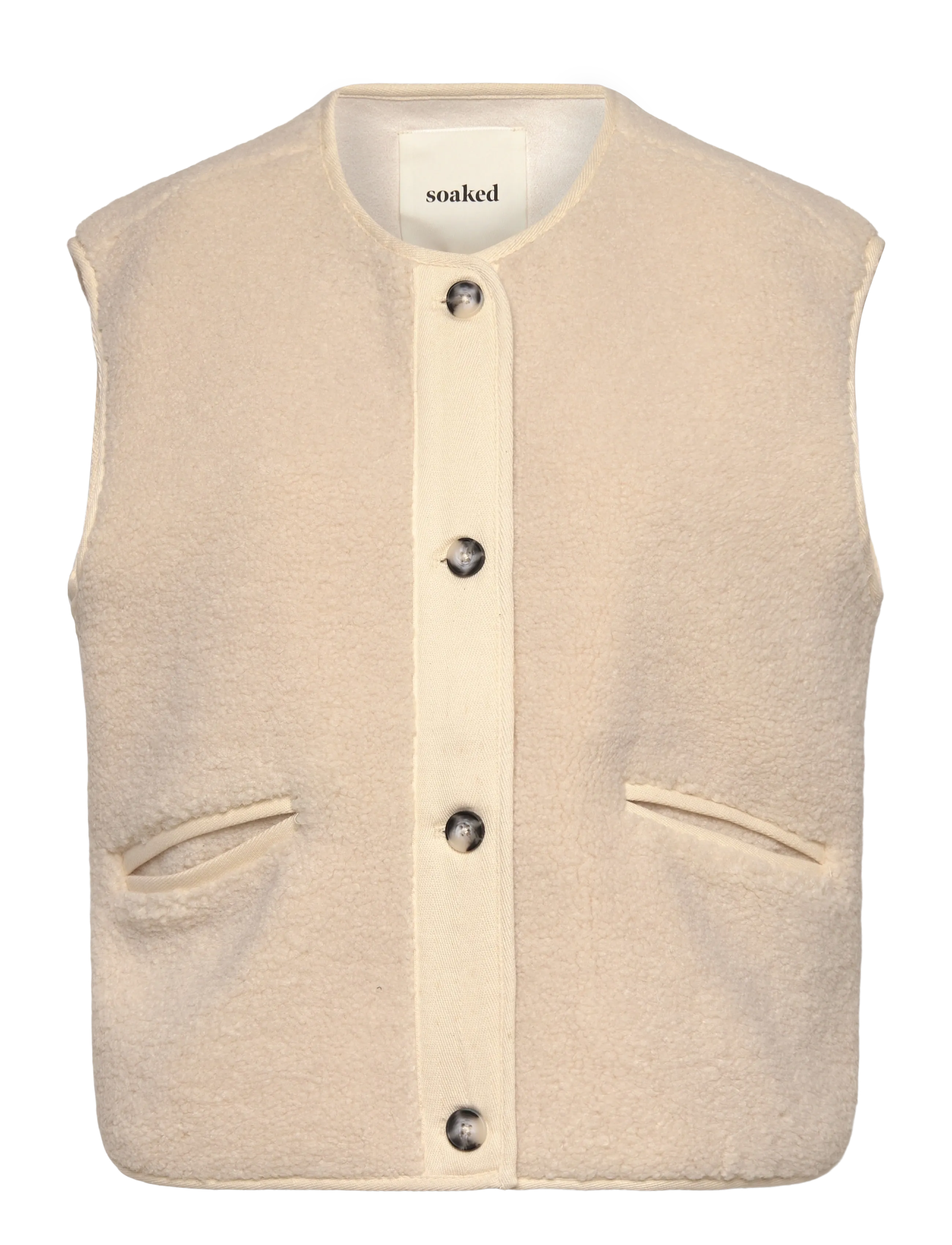 SOAKED Slthalassa Weste Cream - XL - Damen