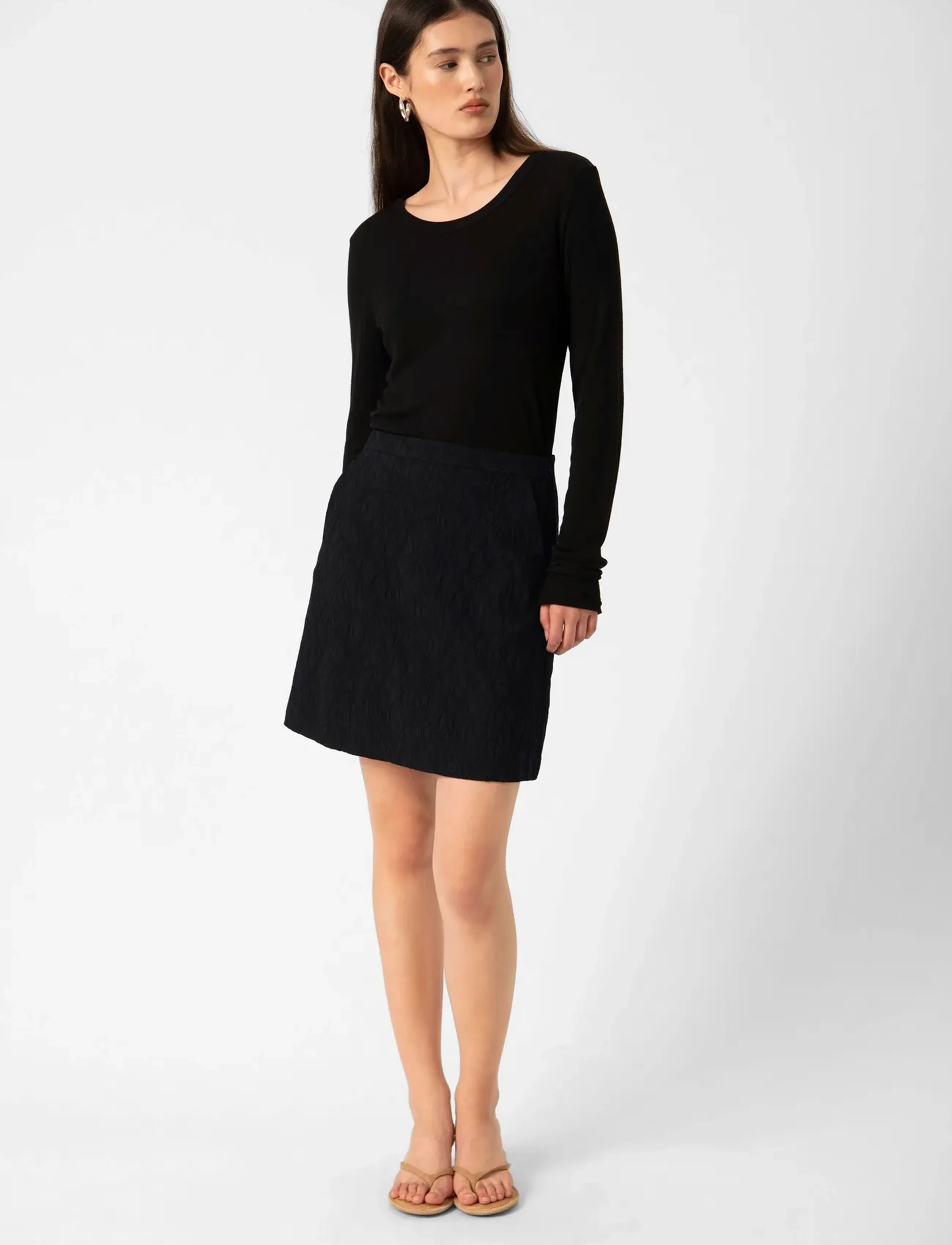 Soaked - SLMaybel Corinne Aline Skirt - trumpi sijonai - black - 3