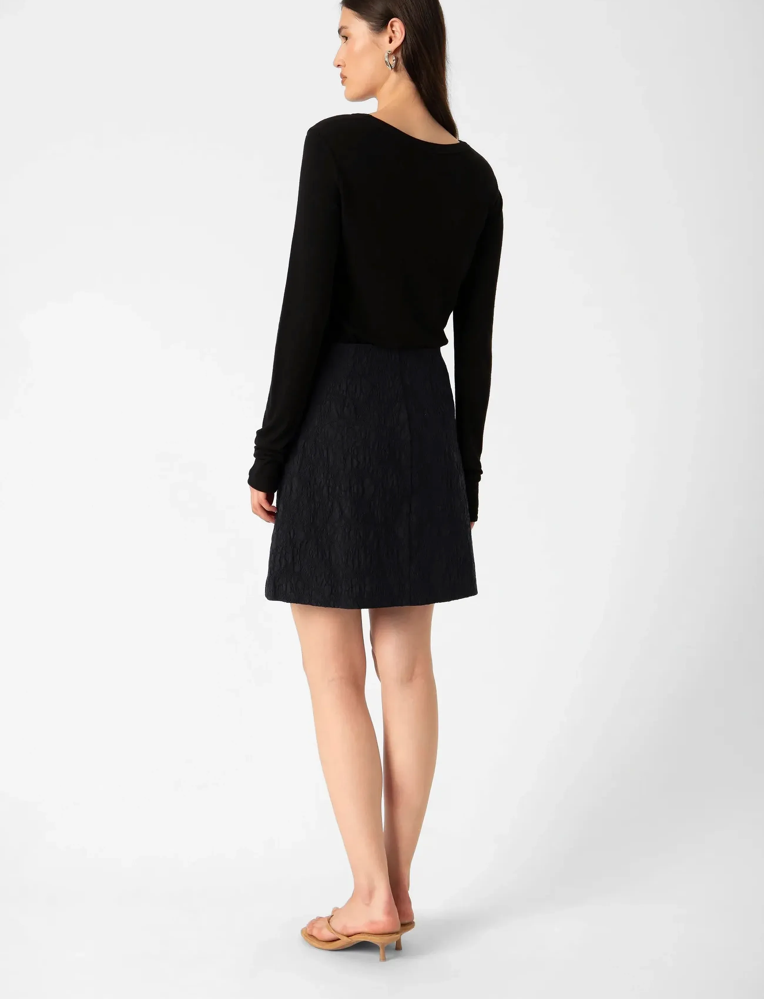 Soaked - SLMaybel Corinne Aline Skirt - trumpi sijonai - black - 4