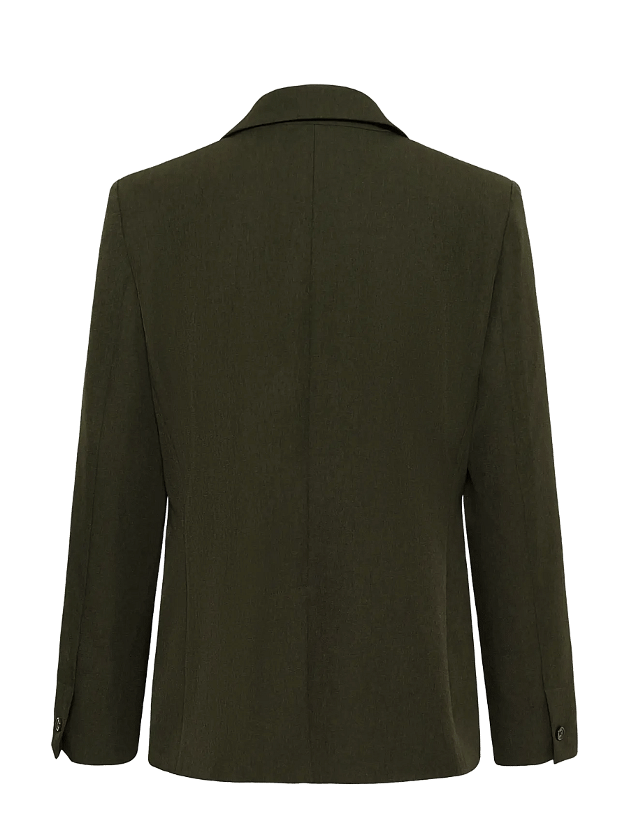 Soaked - SLLilu Corinne Short Blazer - enkelknäppta kavajer - rosin melange - 2