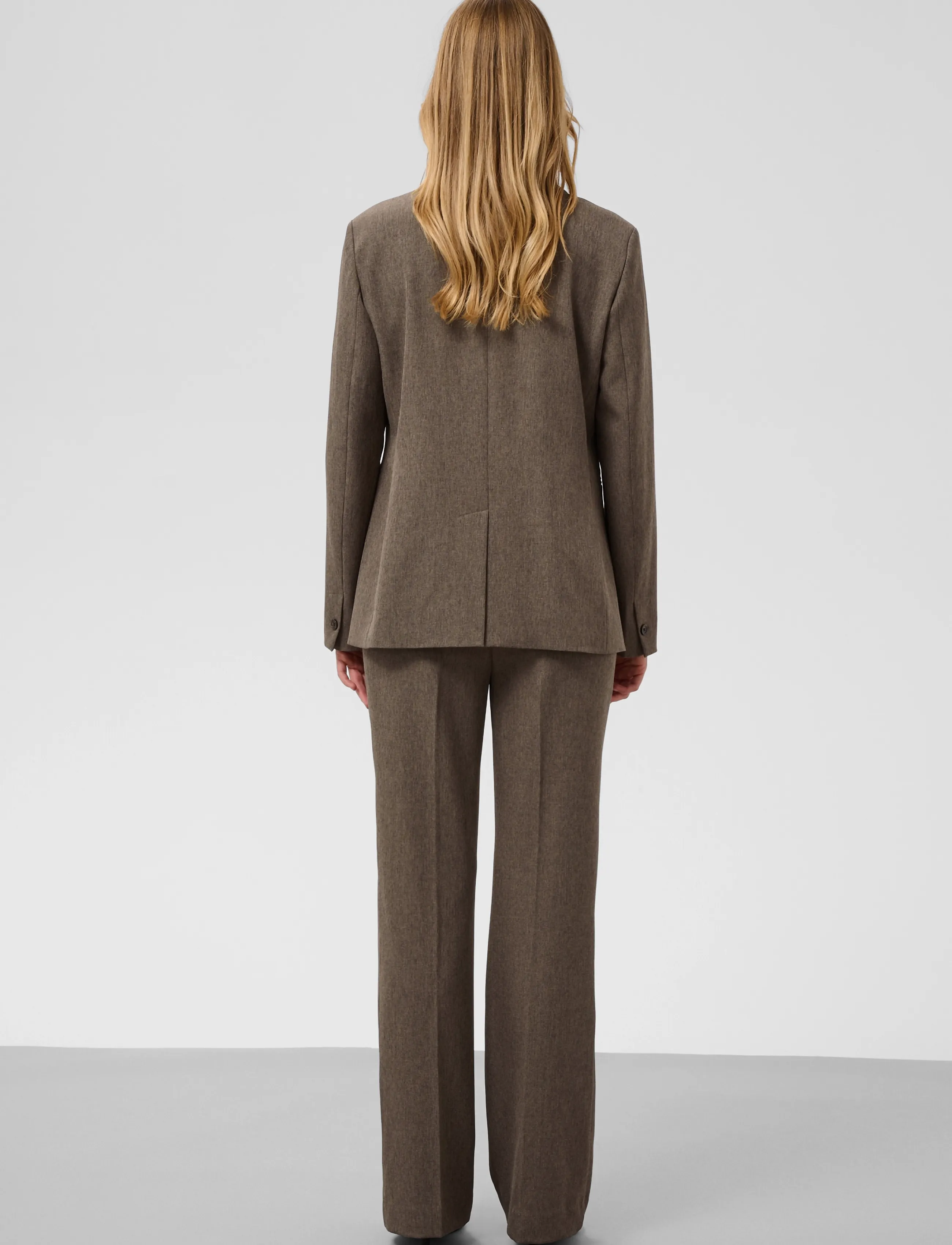 Soaked - SLLilu Corinne Short Blazer - walnut melange - 4