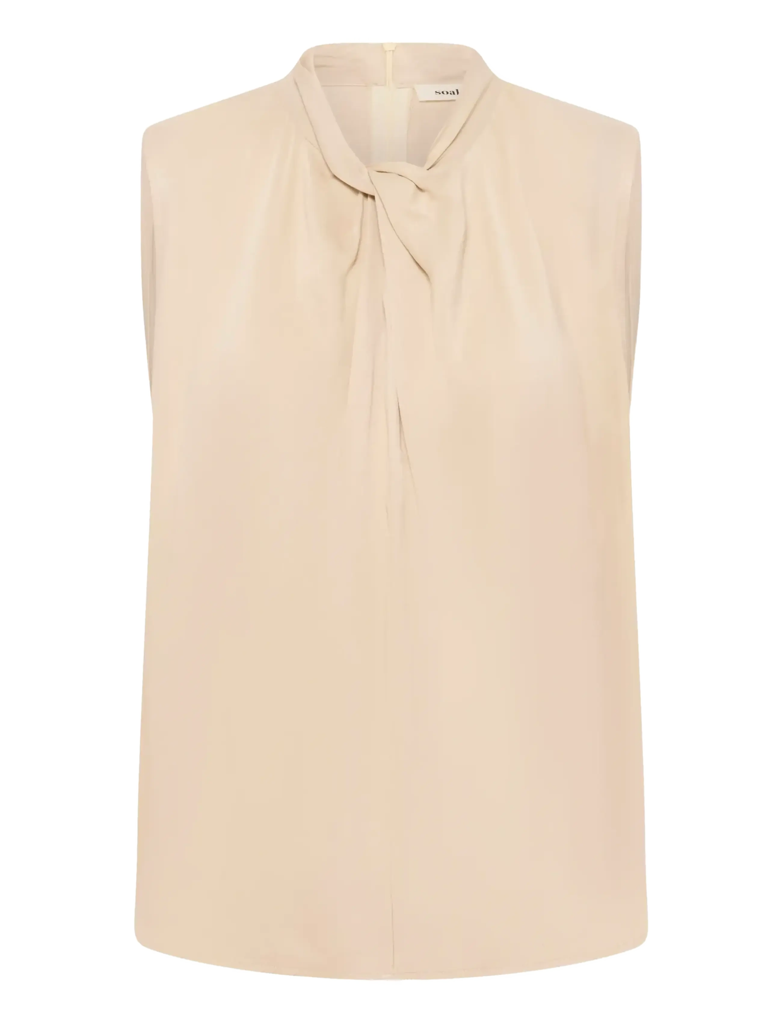Soaked in Luxury SLNadeya Miria Top - Blouses & Shirts - OATMEAL / beige