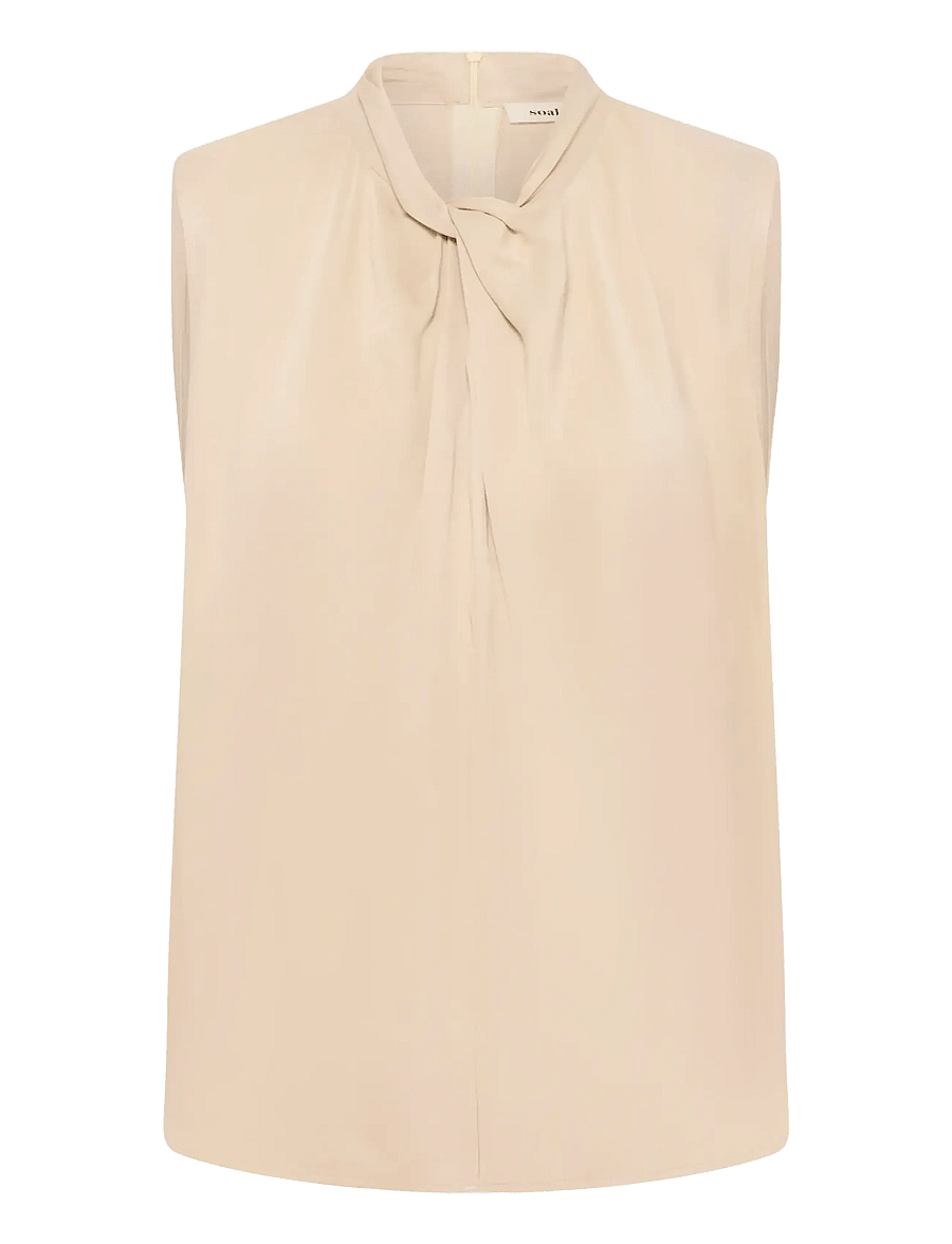 Soaked - SLNadeya Miria Top - hihattomat puserot - oatmeal - 1
