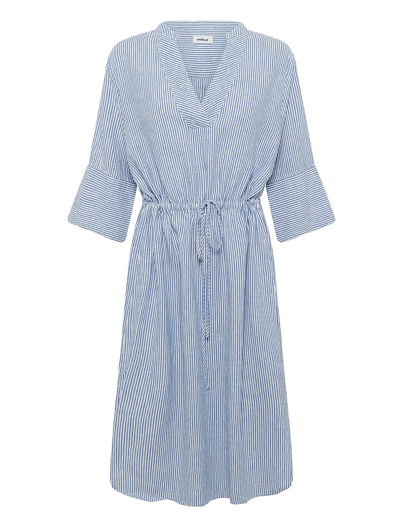 Soaked in Luxury - SLAria Dress - summer dresses - regatta and white stripe - 1