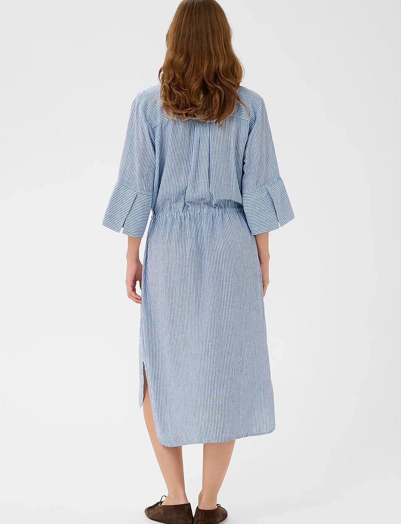 Soaked in Luxury - SLAria Dress - summer dresses - regatta and white stripe - 3