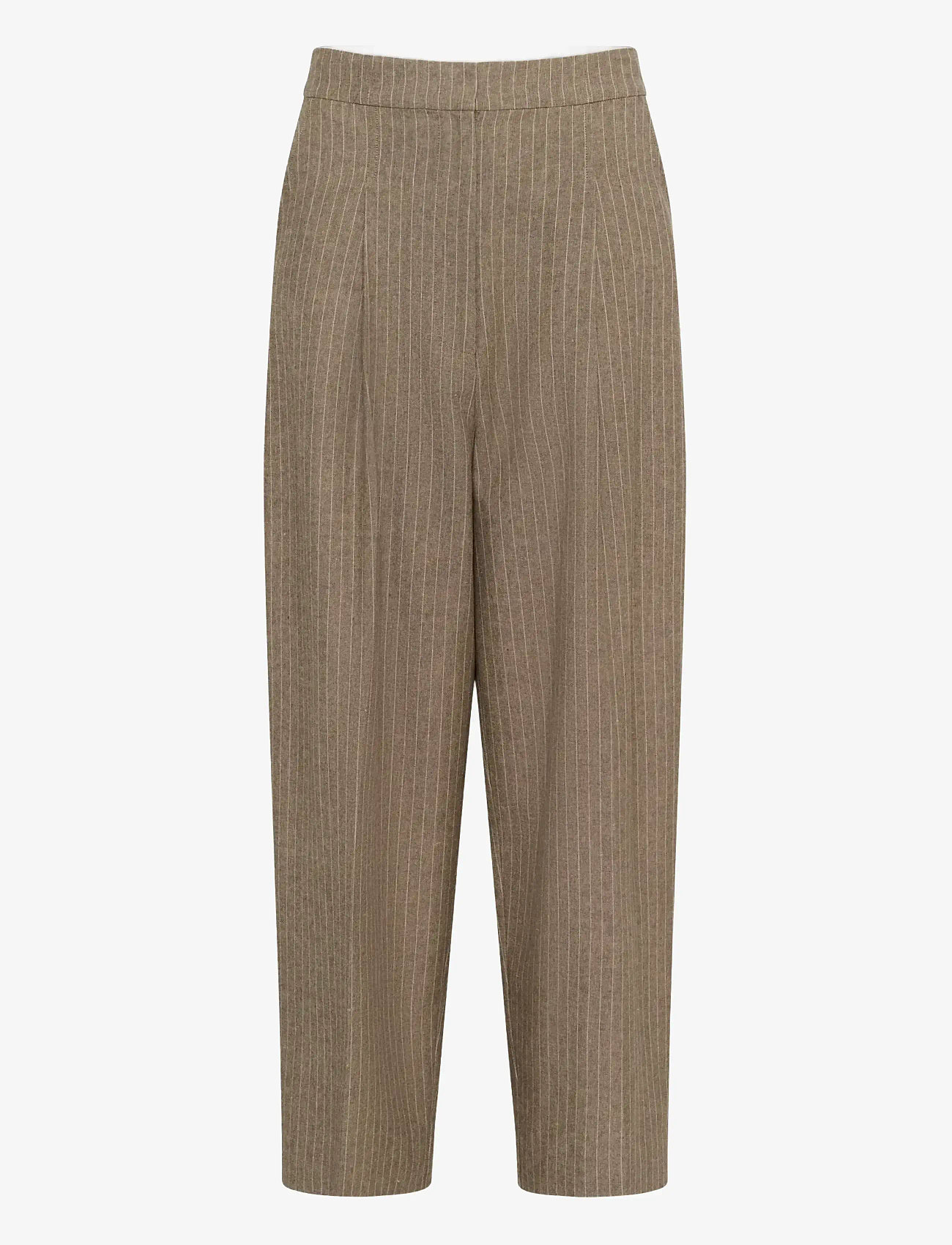 Soaked in Luxury - SLGinevra Pants - barrel-hosen - cappucino pin stripe - 1