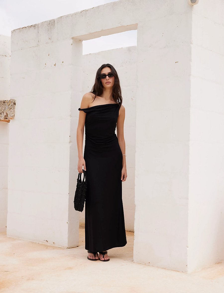 Soaked - SLHanadi Long Dress - abendkleider - black - 5