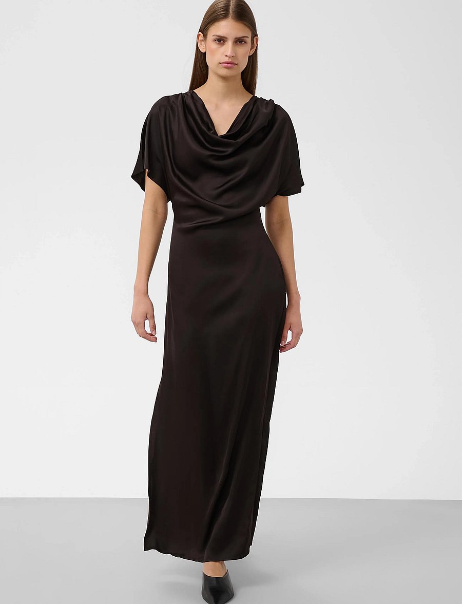 Soaked - SLEvilia Dress - aftenkjoler - ganache - 0