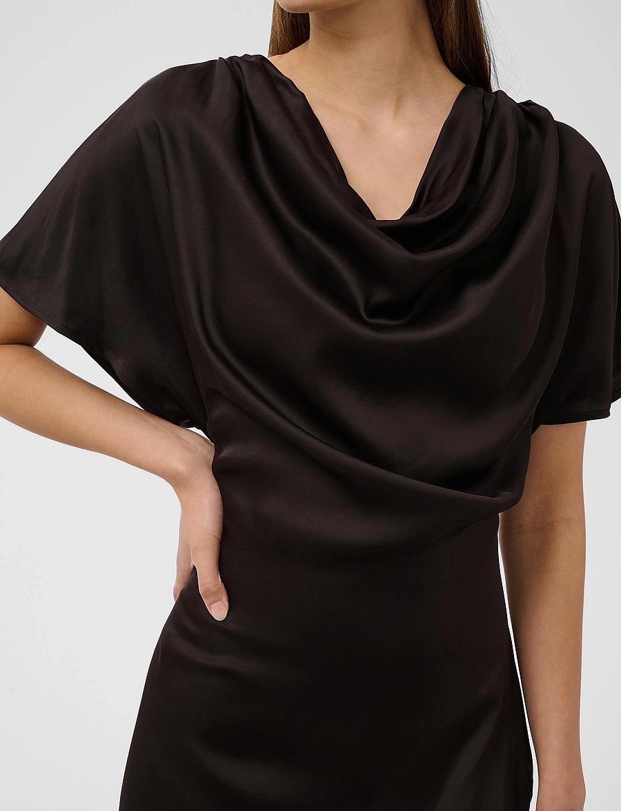Soaked - SLEvilia Dress - aftenkjoler - ganache - 4