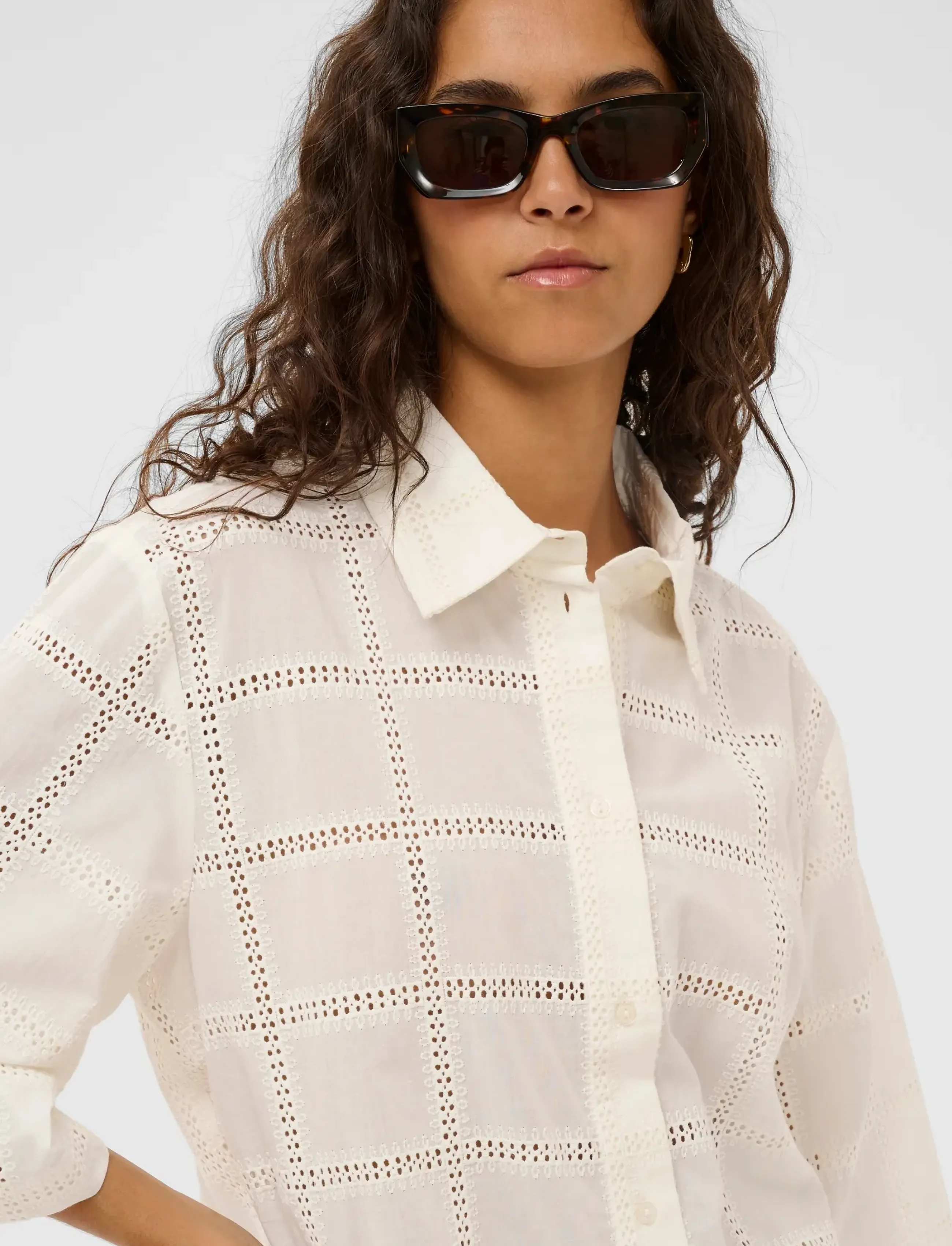 Soaked - SLCarmelita Shirt - langærmede skjorter - broken white - 5