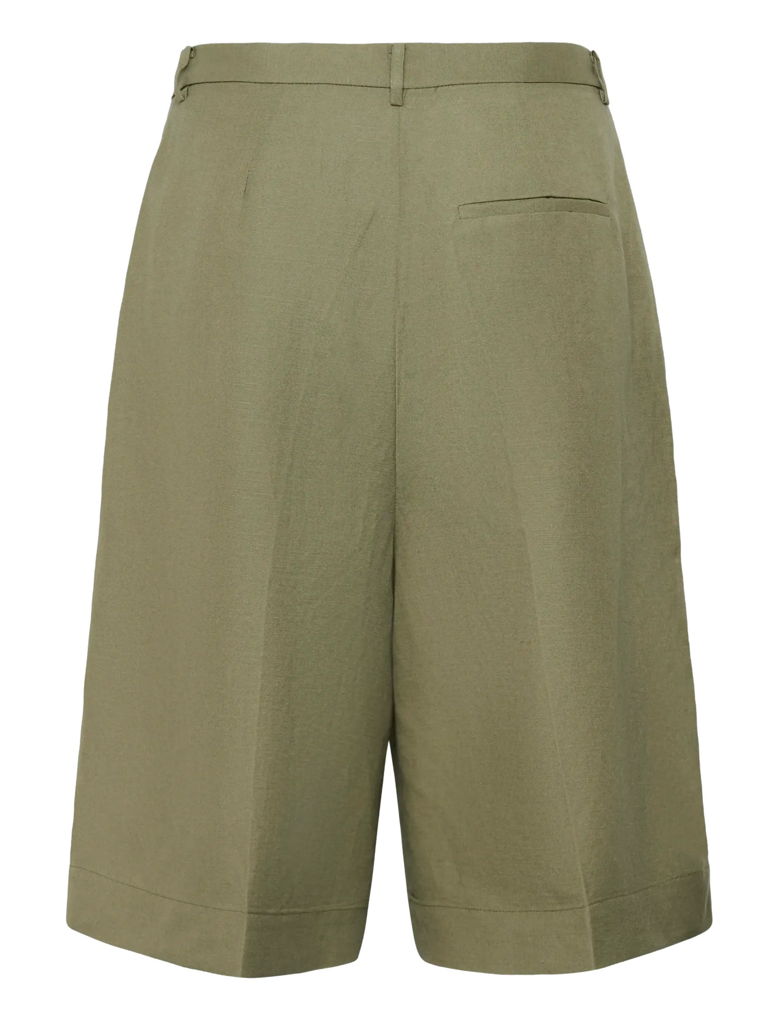Soaked - SLRagna Malika Shorts - hørshorts - dusky green - 2