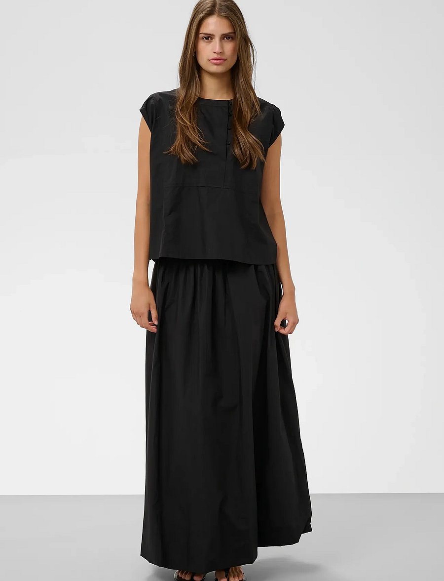 Soaked - SLAlmeda Skirt - maxikjolar - black - 3