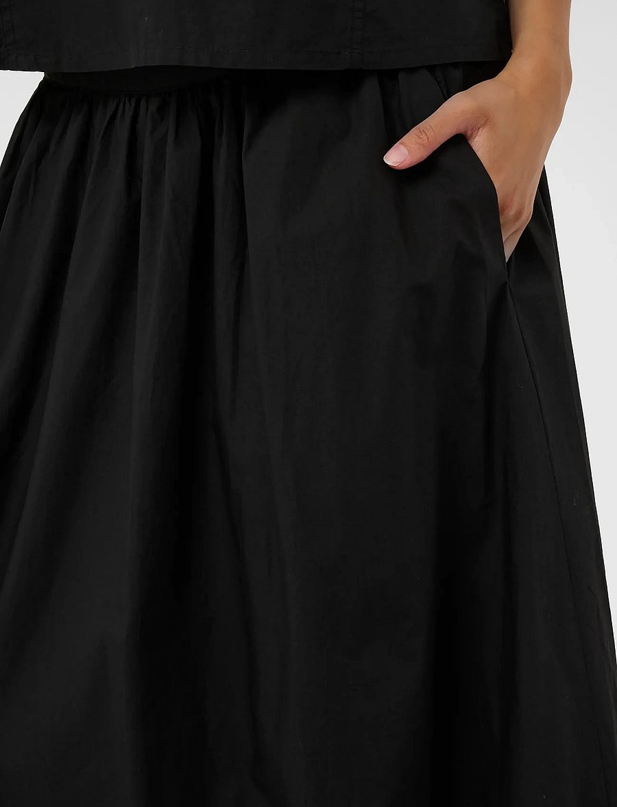 Soaked - SLAlmeda Skirt - maxikjolar - black - 5
