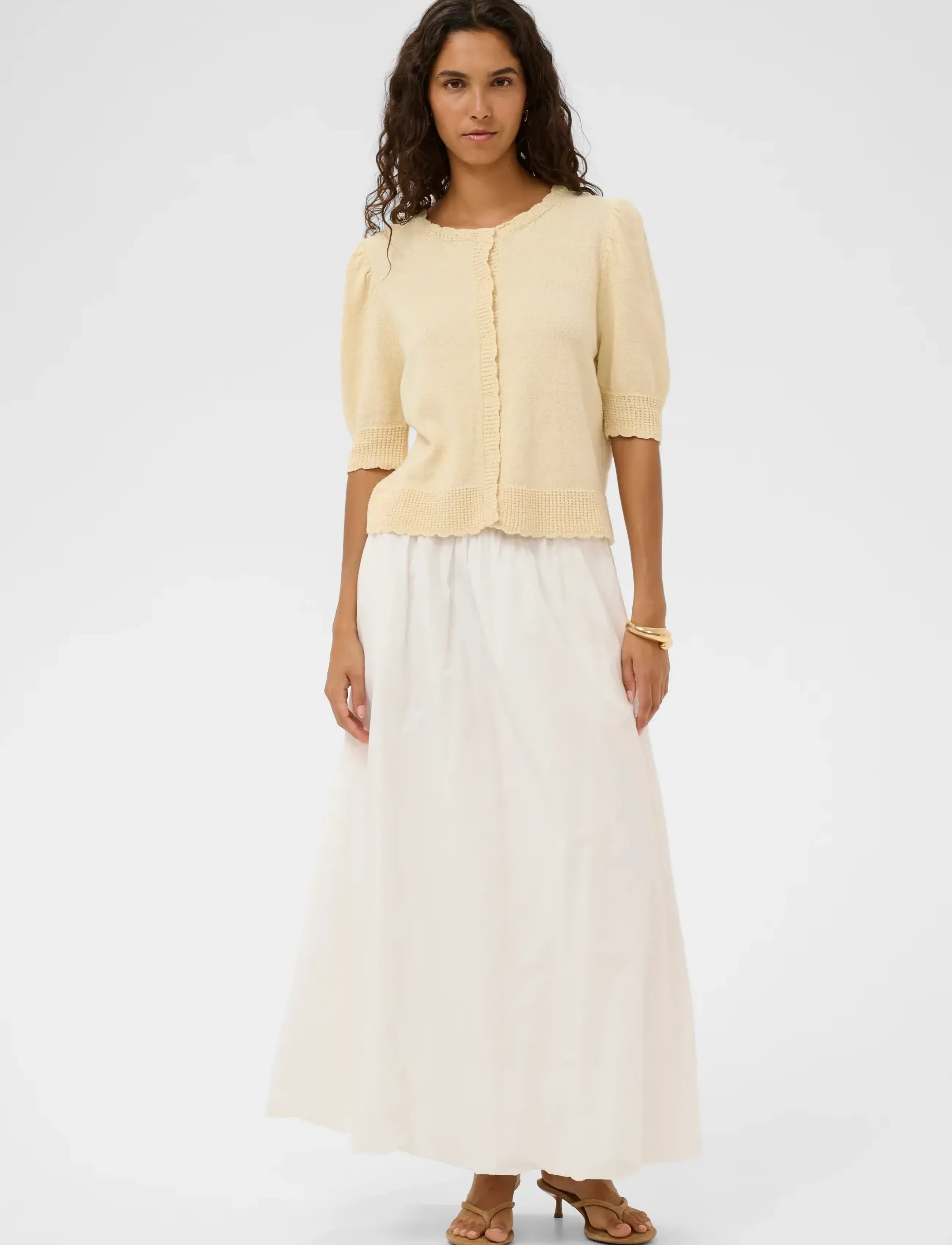 Soaked SLAlmeda Skirt - Soaked in Luxury - BROKEN WHITE / white