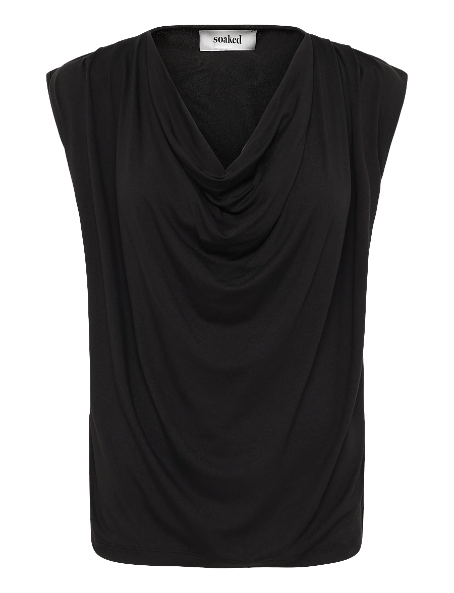 Soaked - SLHanadi Waterfall Top - tanktops - black - 0