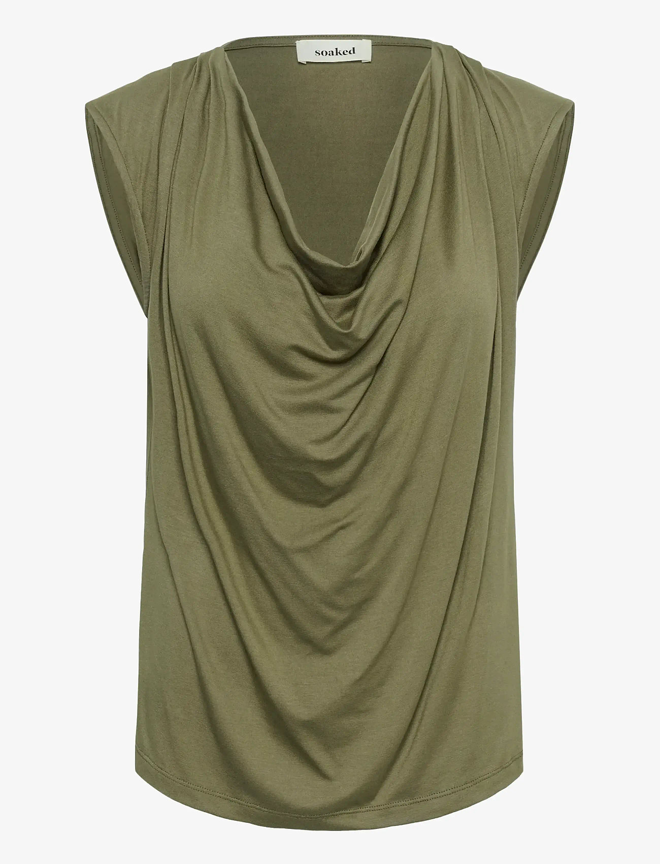 Soaked - SLHanadi Waterfall Top - tanktops - dusky green - 1