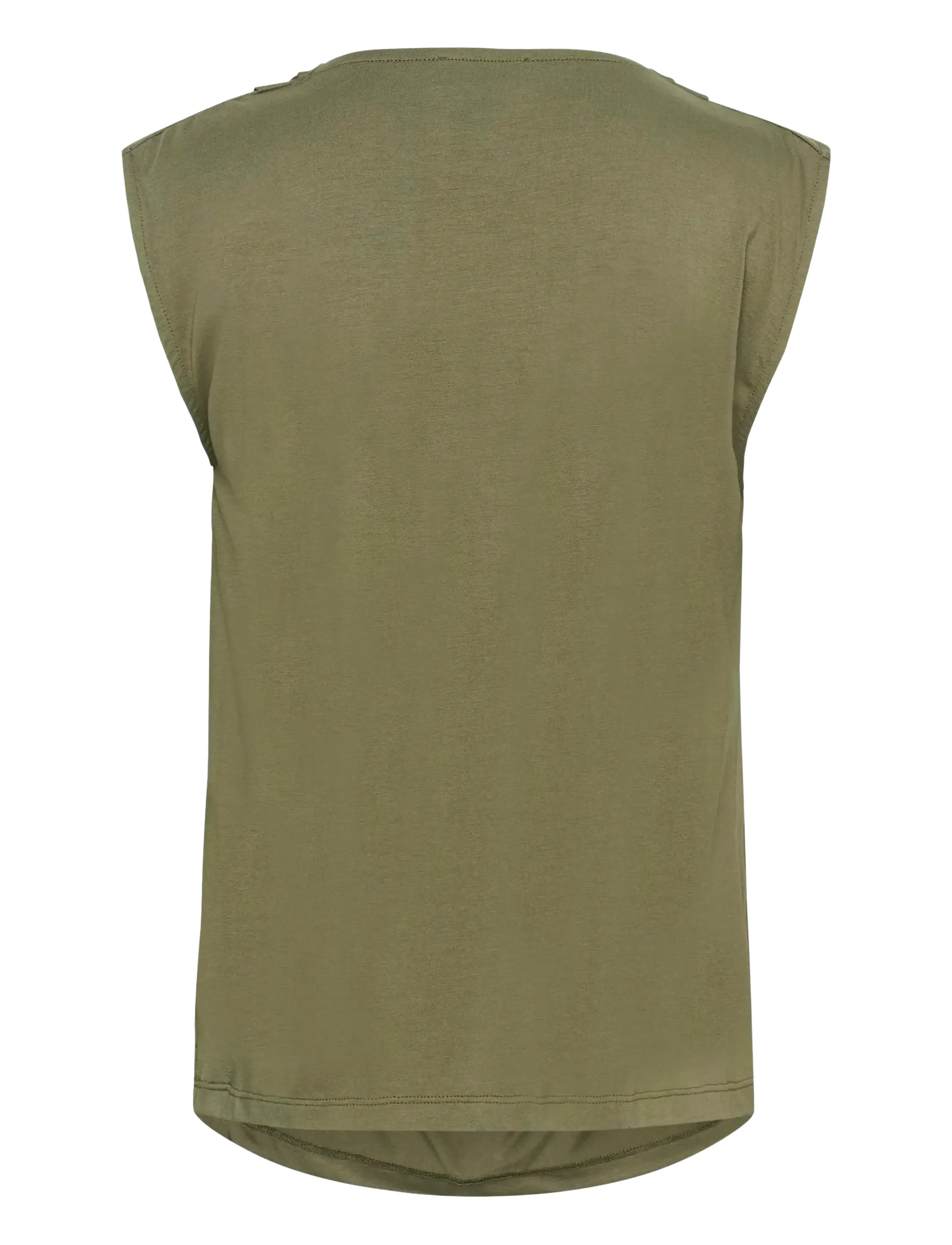 Soaked - SLHanadi Waterfall Top - sleeveless tops - dusky green - 2