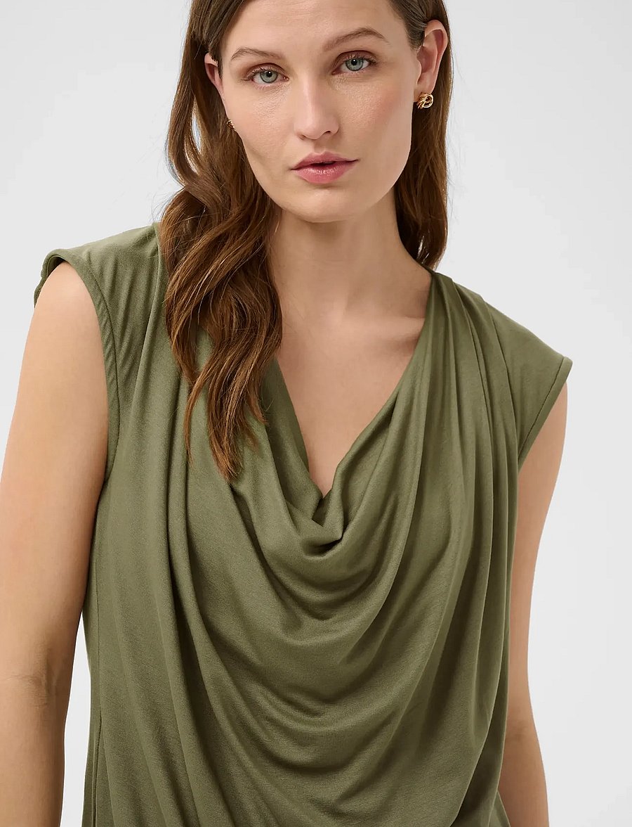 Soaked - SLHanadi Waterfall Top - tanktops - dusky green - 5