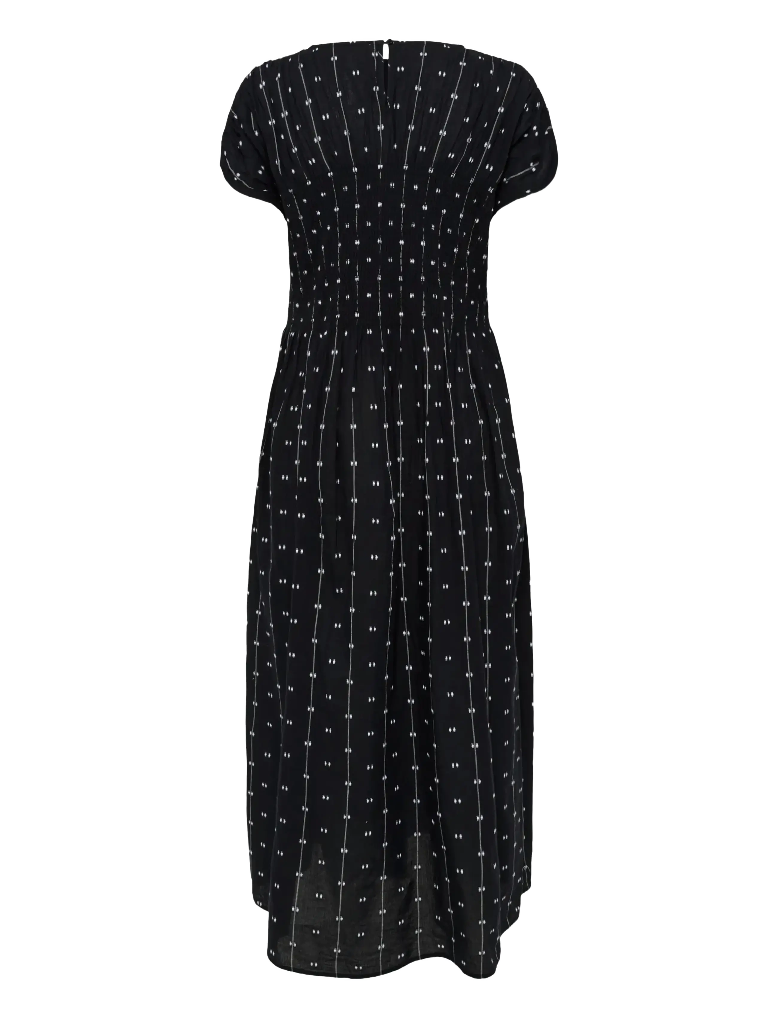 Soaked - SLAmelie Dress - midikleidid - black w white dobby - 2
