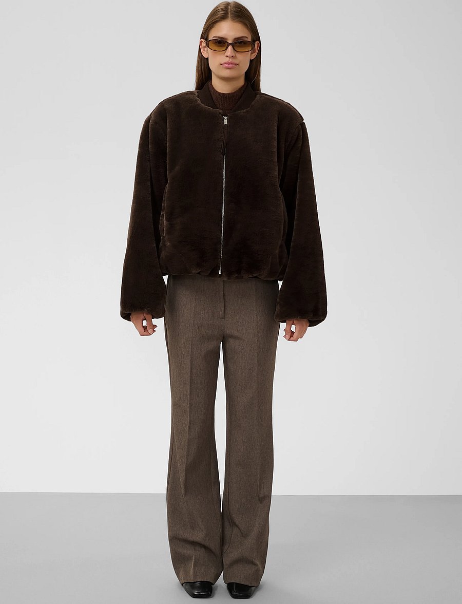 Soaked - SLEstacia Bomber Jacket - frühlingsjacken - chocolate brown - 3