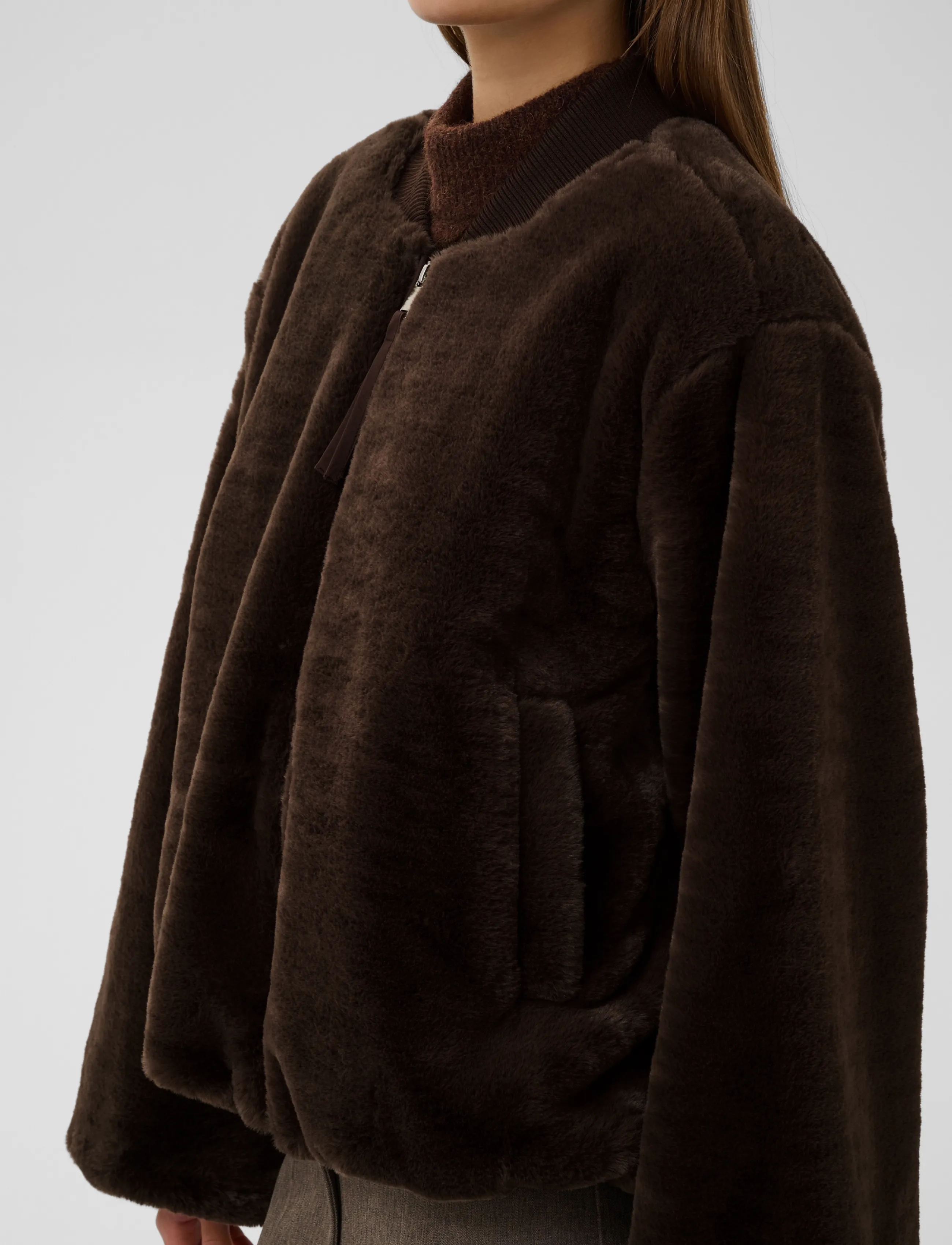 Soaked - SLEstacia Bomber Jacket - frühlingsjacken - chocolate brown - 5