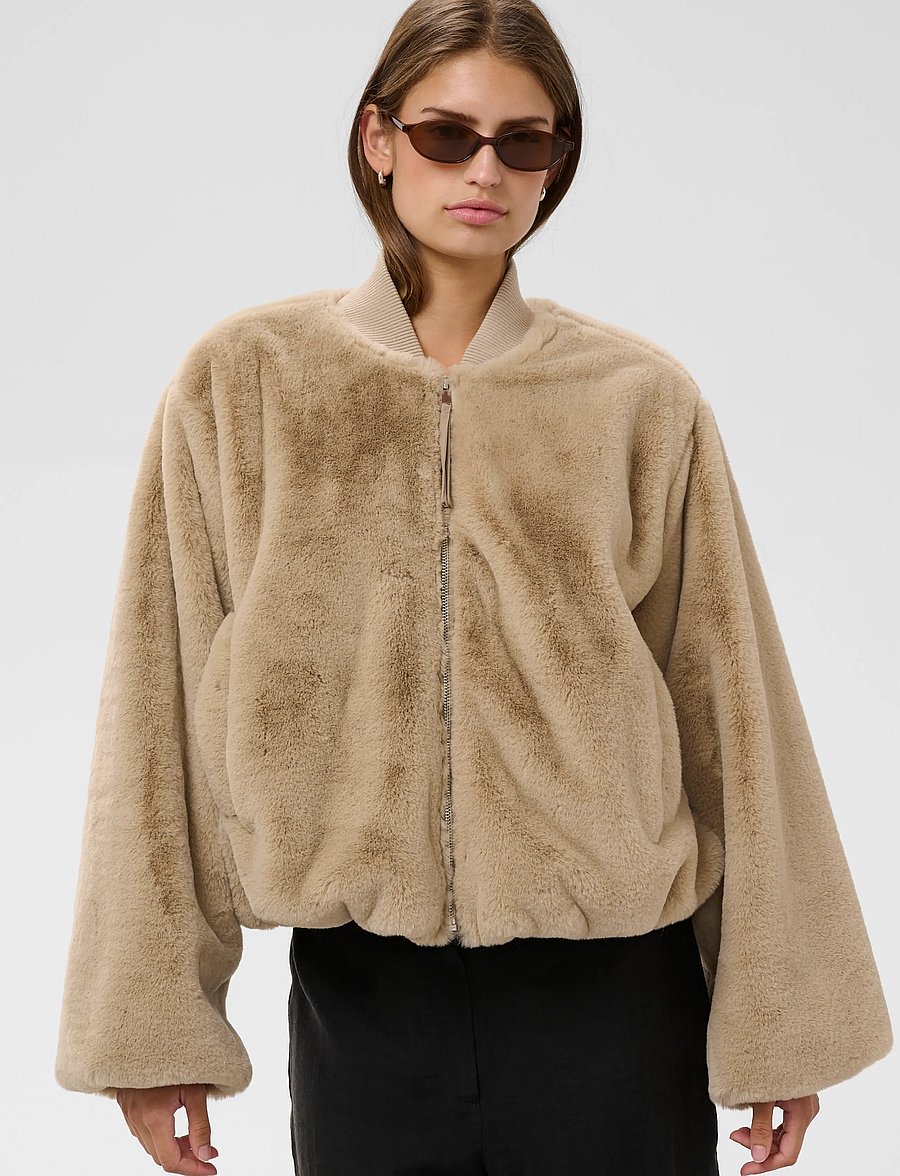 Soaked - SLEstacia Bomber Jacket - vårjackor - feather gray - 3