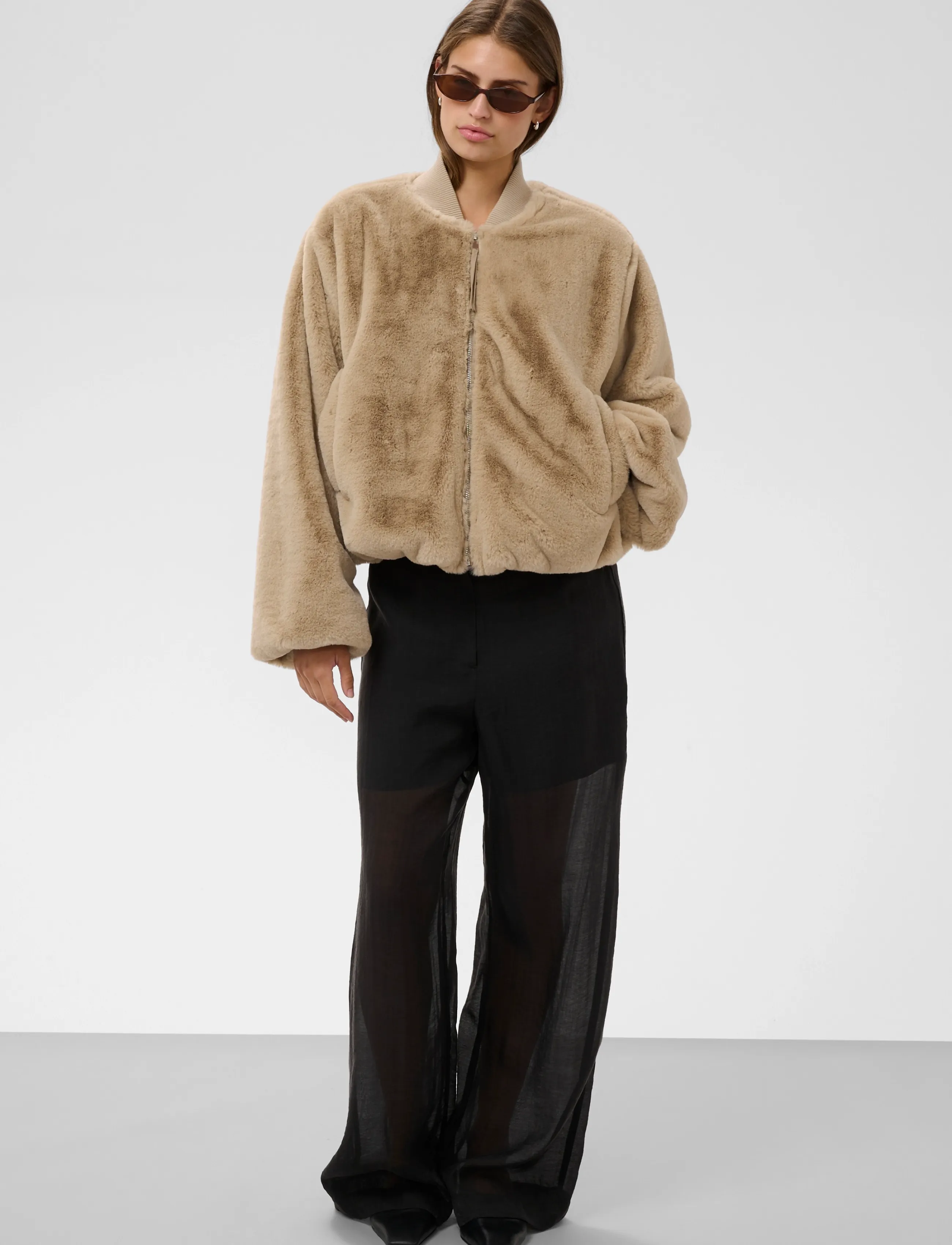 Soaked - SLEstacia Bomber Jacket - vårjackor - feather gray - 4