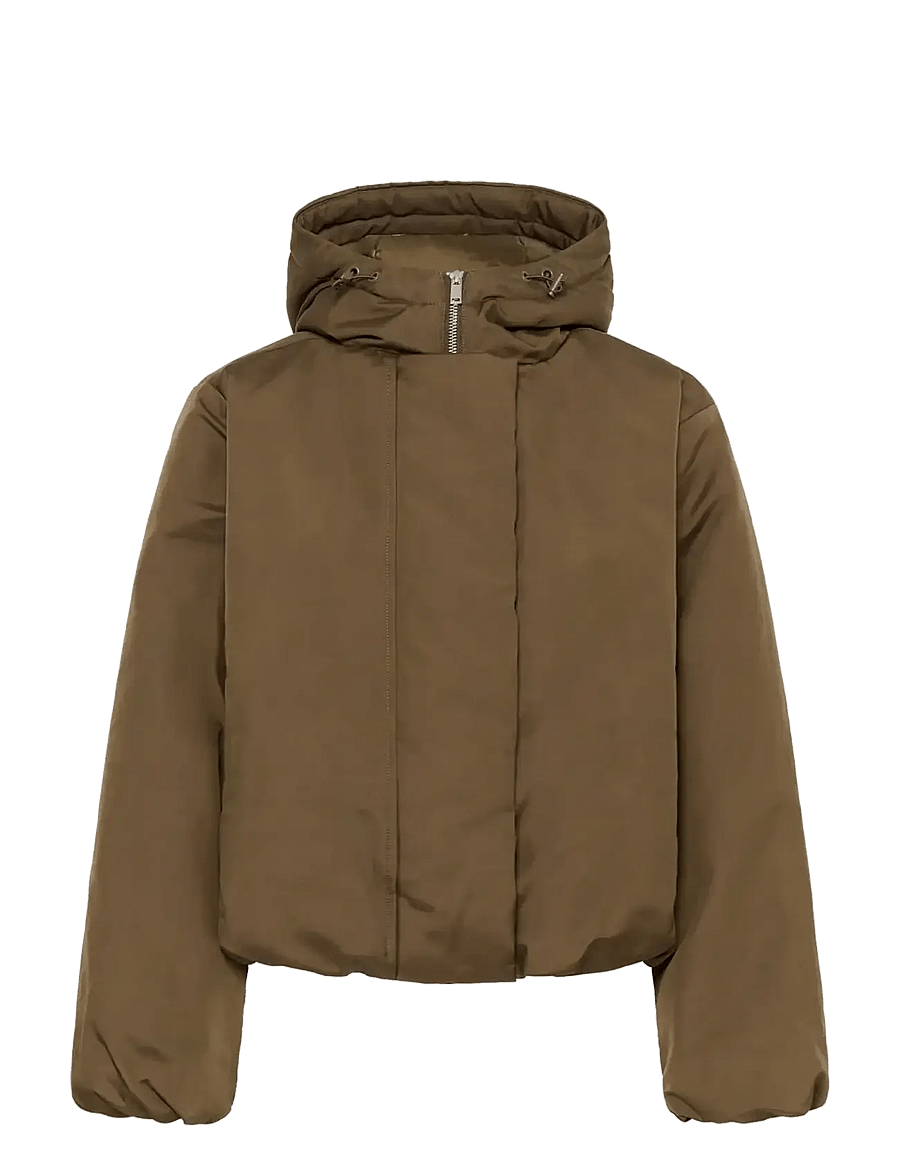 Soaked - SLAlicie Hooded Jacket - winter jackets - beech - 1