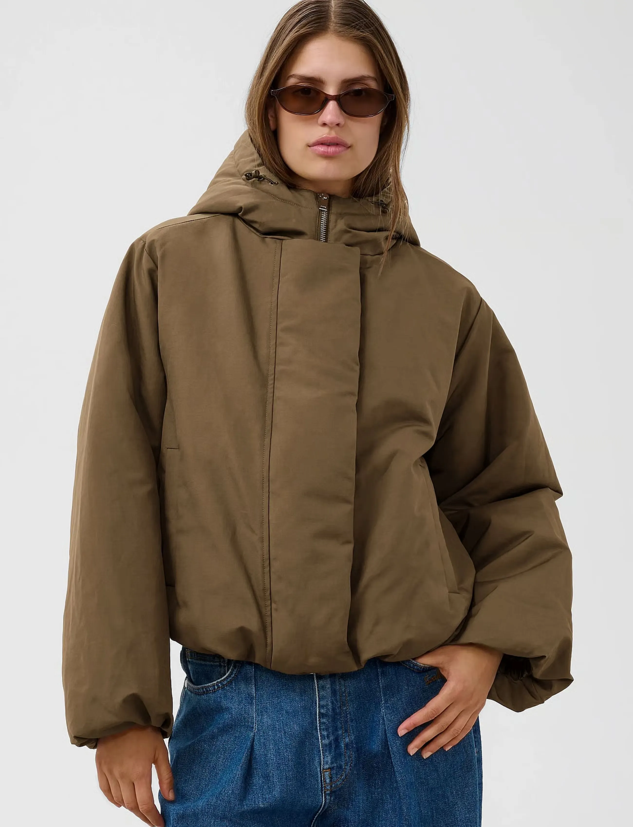 Soaked SLAlicie Hooded Jacket - Winterjacken - BEECH / brown