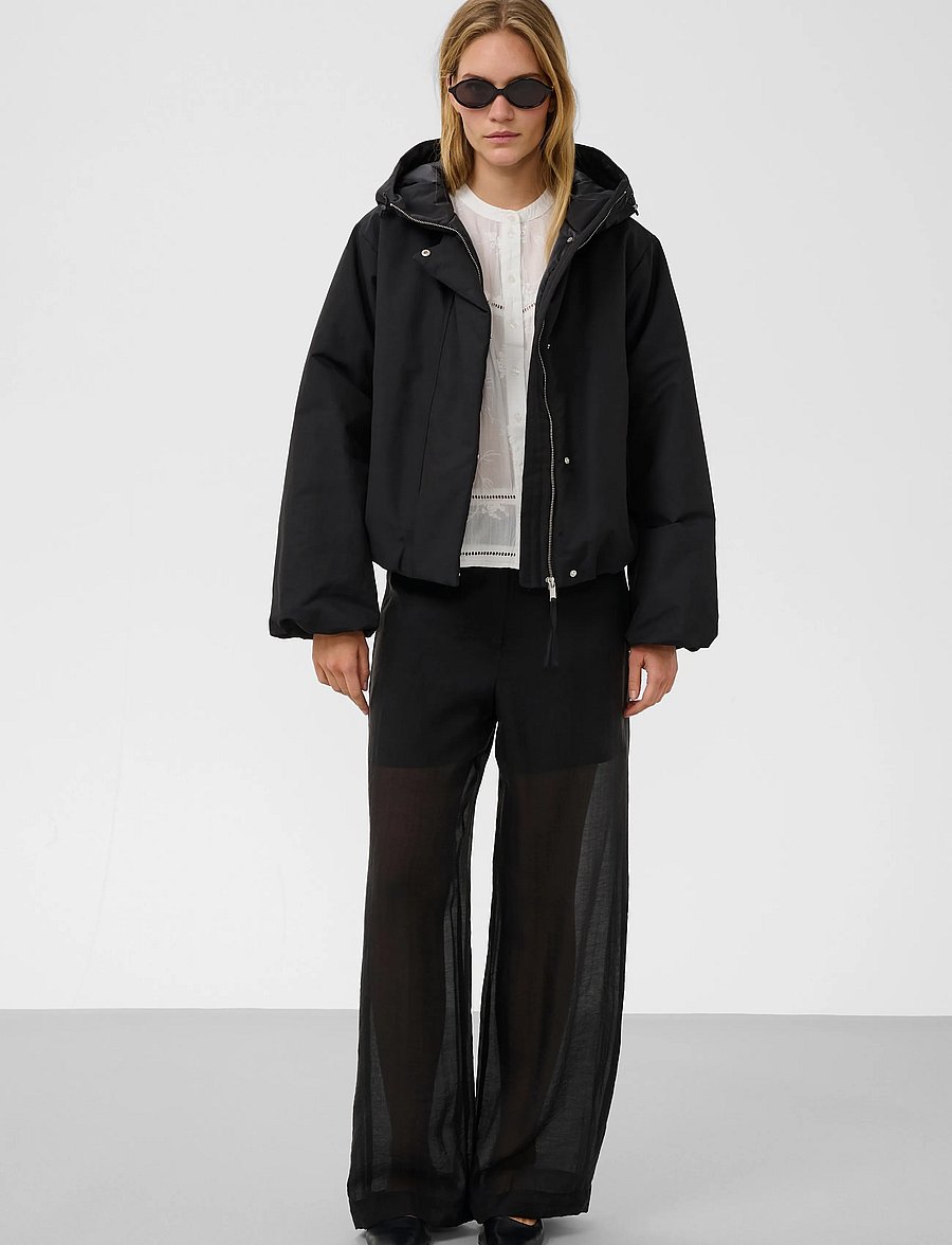 Soaked - SLAlicie Hooded Jacket - talvejoped - beech - 4