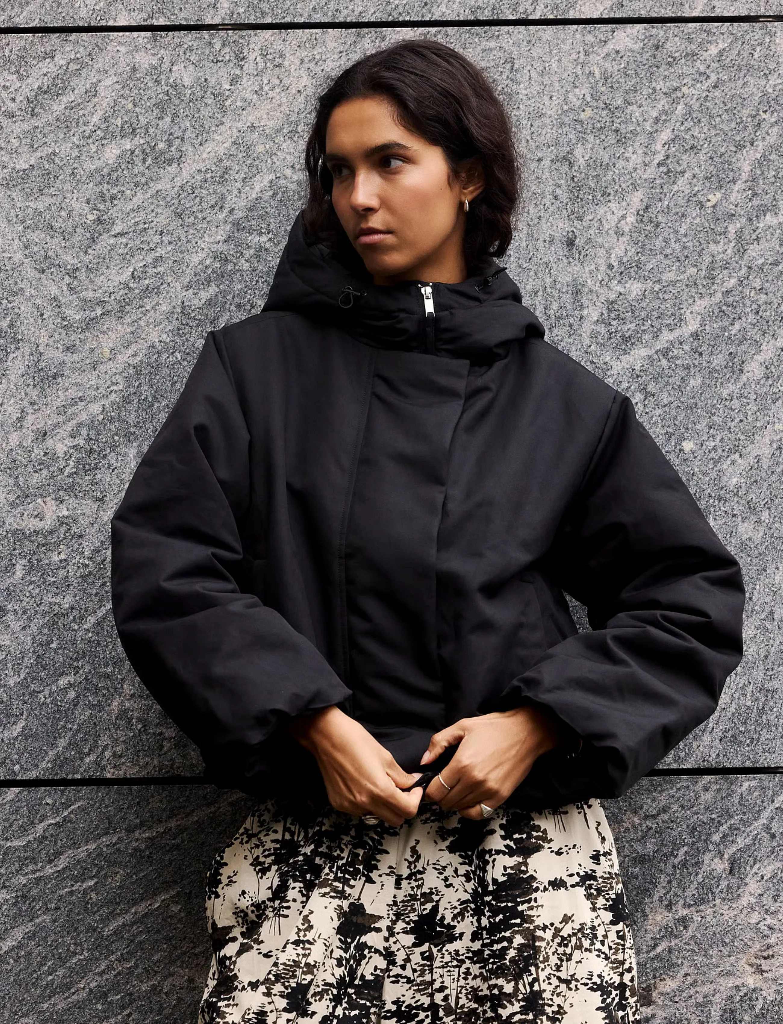 Soaked SLAlicie Hooded Jacket - Kleidung - BLACK / black