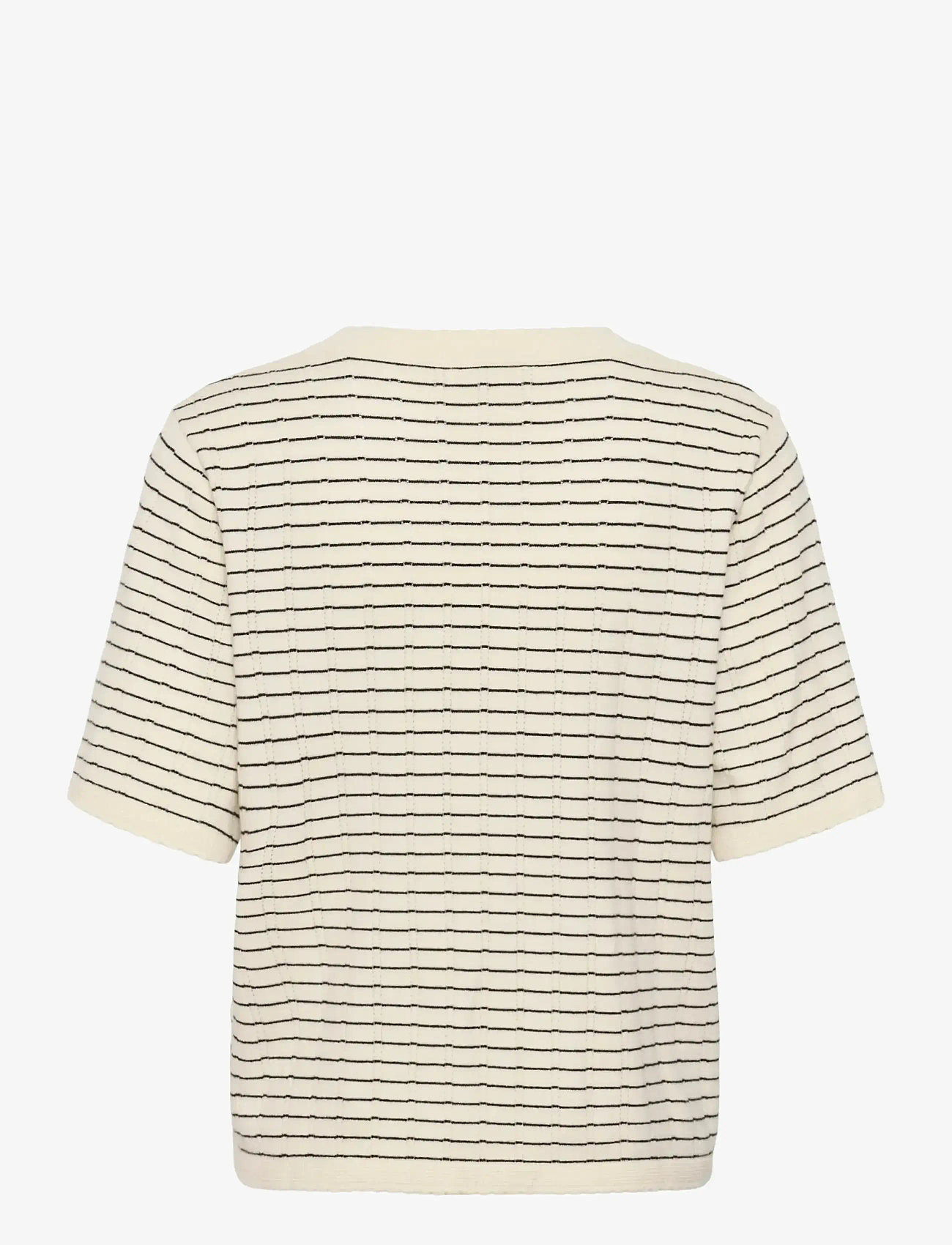 Soaked - SLSpina Pullover SS - gebreide truien - turtledove w black stripe - 2