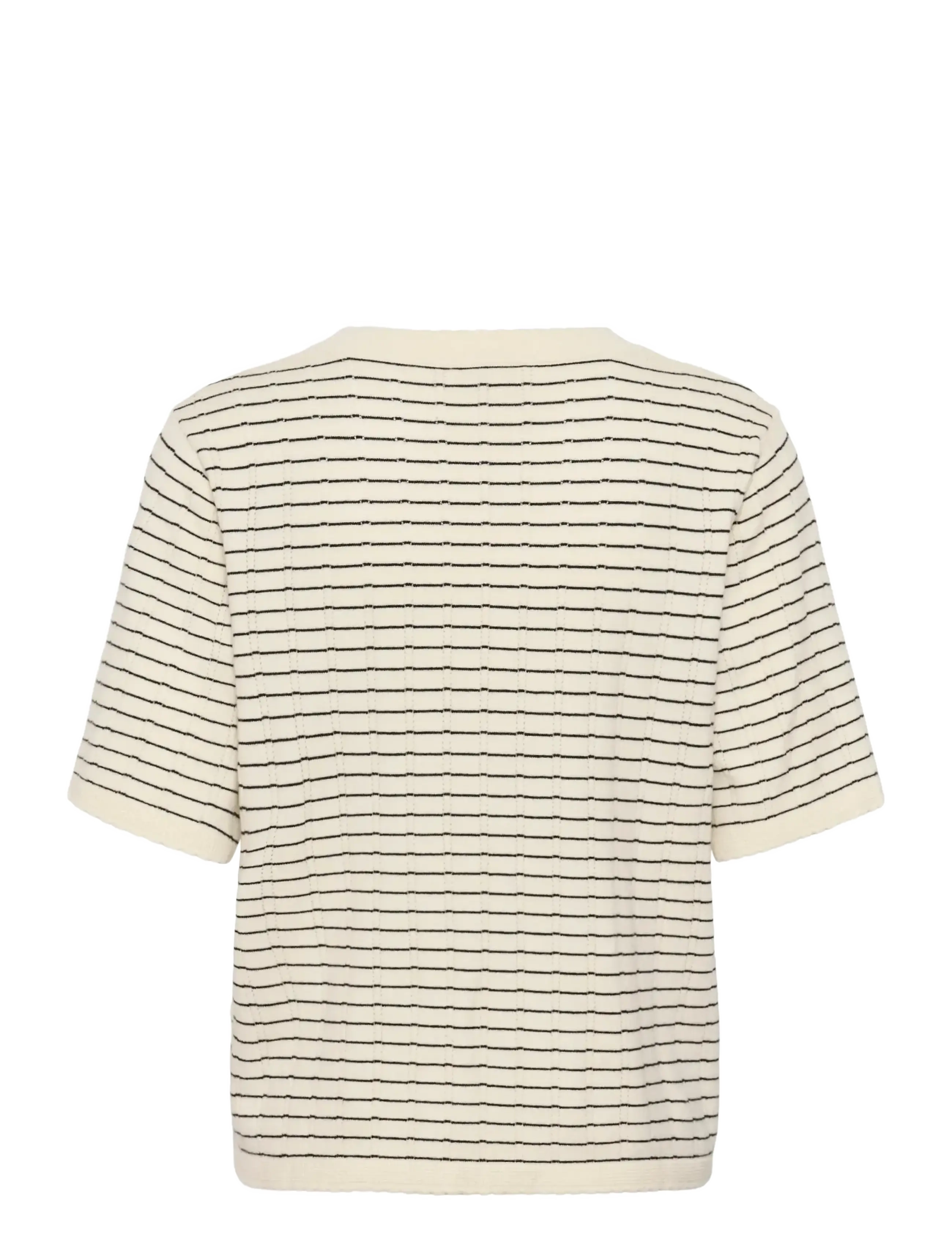 Soaked - SLSpina Pullover SS - pullover - turtledove w black stripe - 2