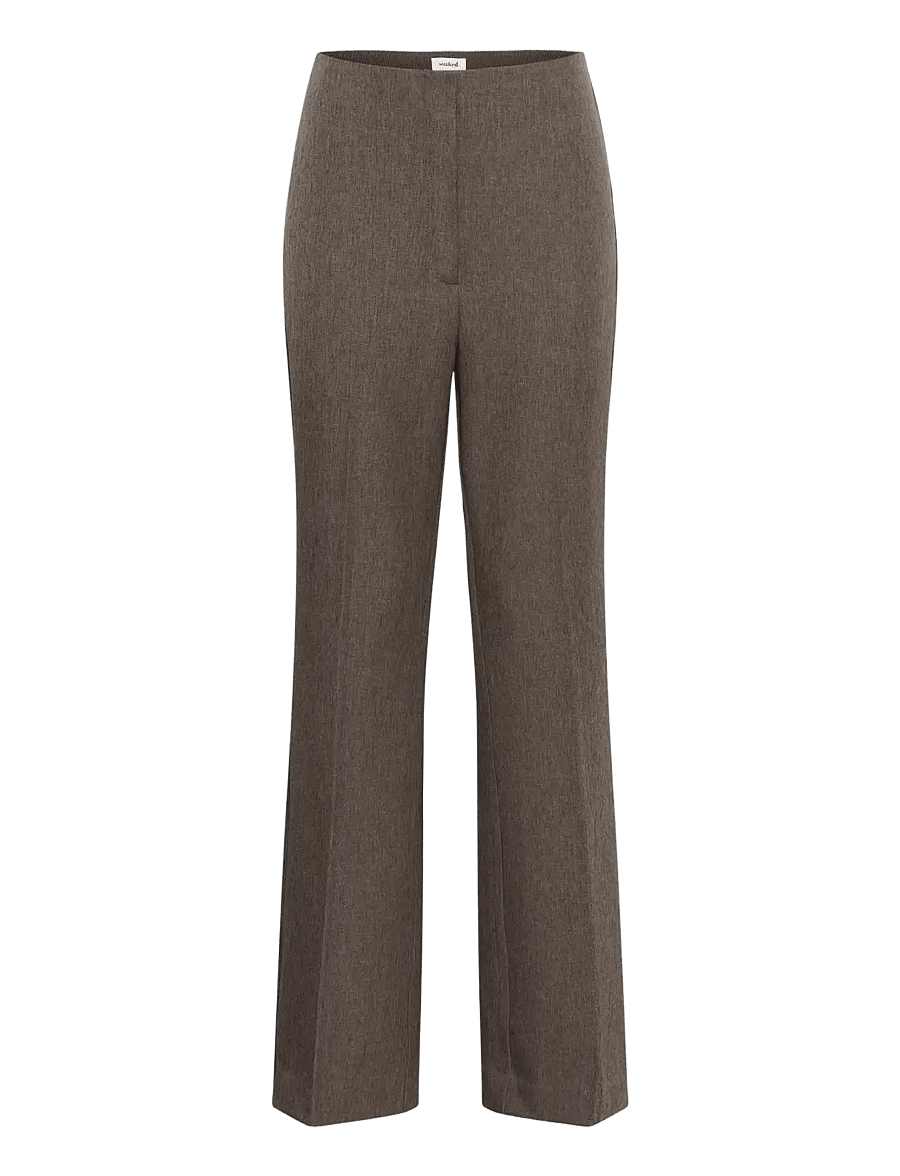 Soaked - SLLilu Corinne Pants - anzugshosen - walnut melange - 1