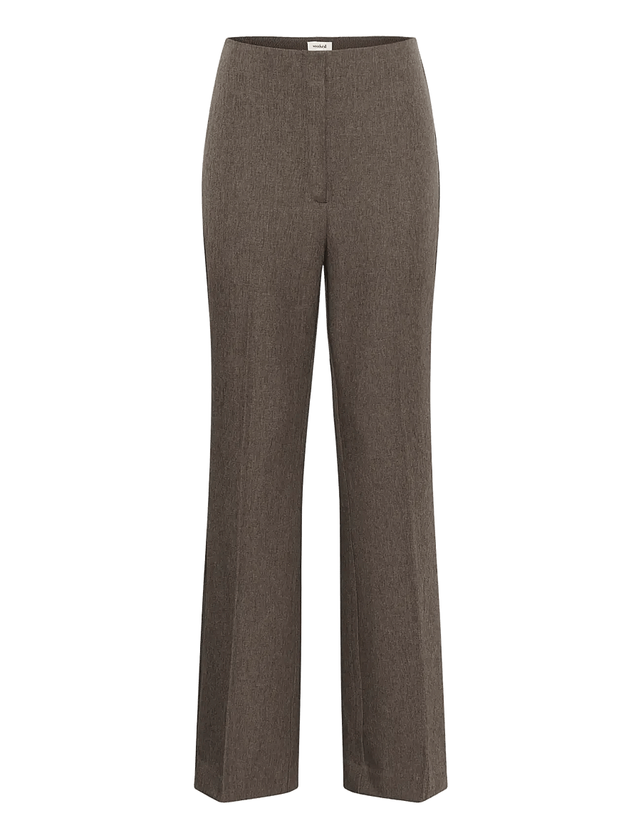 Soaked - SLLilu Corinne Pants - habitbukser - walnut melange - 1