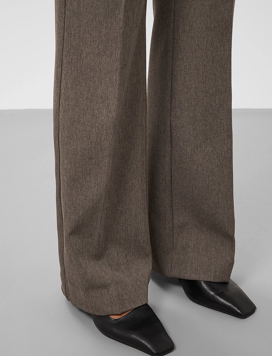 Soaked - SLLilu Corinne Pants - habitbukser - walnut melange - 5