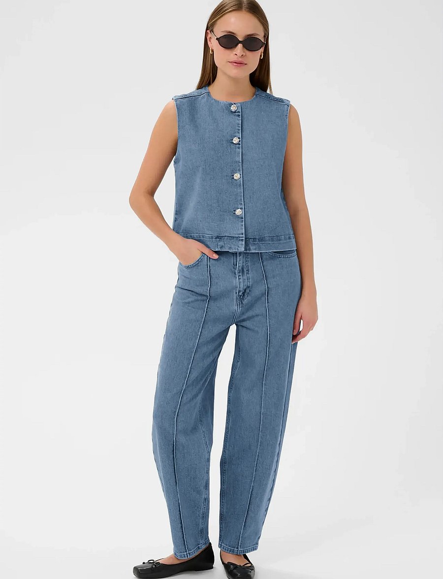 Soaked - SLRinatina Barrel Jeans - barrel jeans - medium blue denim - 3