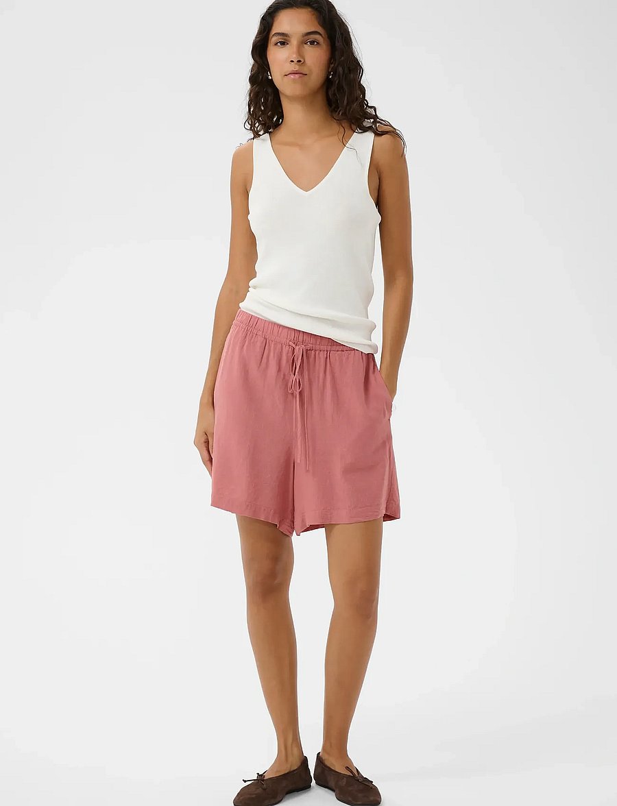 Soaked - SLAria Shorts - leinen-shorts - ash rose - 3