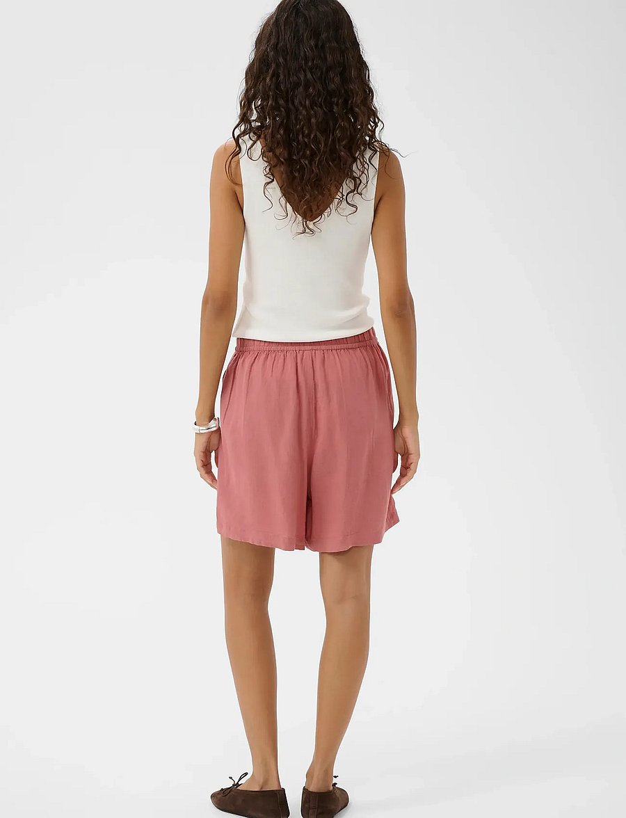 Soaked - SLAria Shorts - leinen-shorts - ash rose - 4