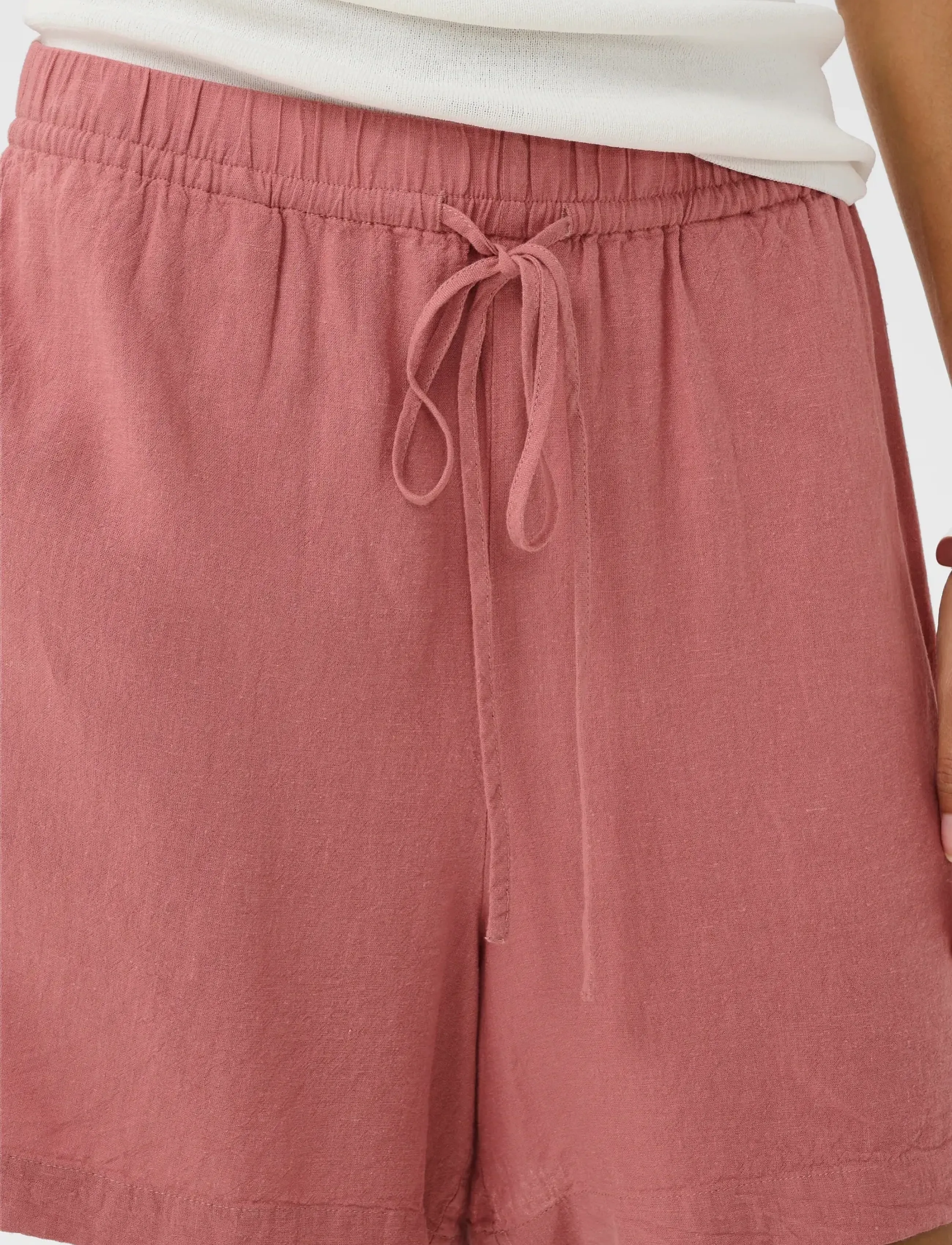 Soaked - SLAria Shorts - hørshorts - ash rose - 5