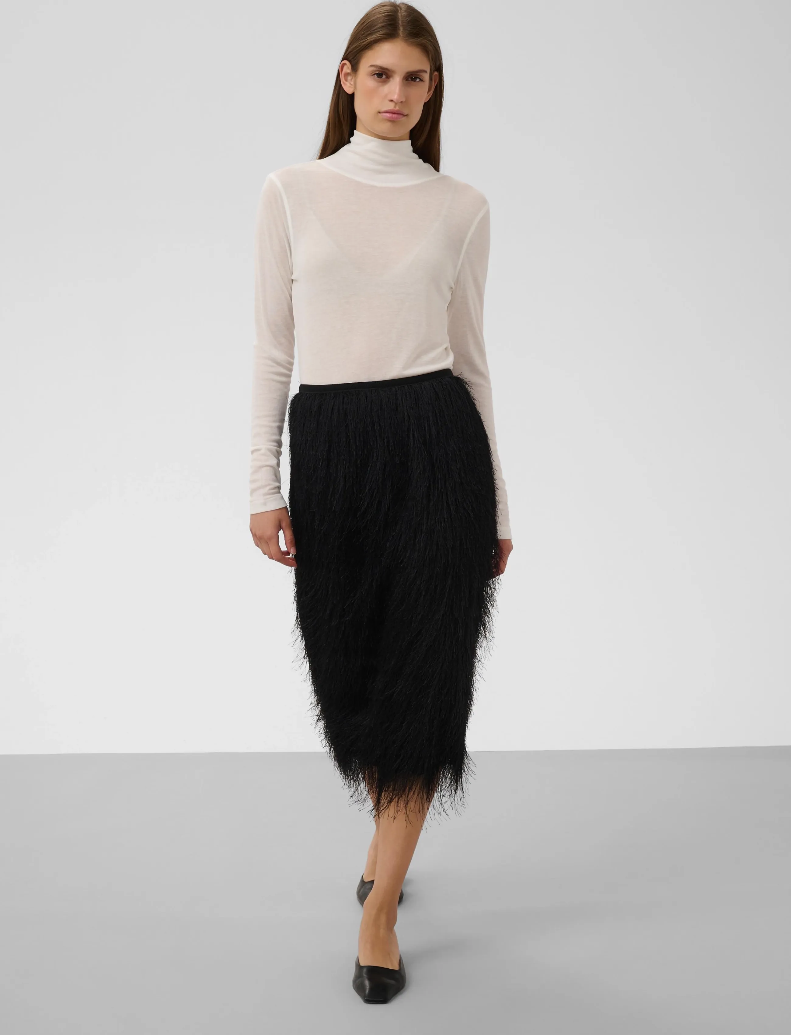 Soaked - SLDacre Skirt - midi kjolar - black - 3